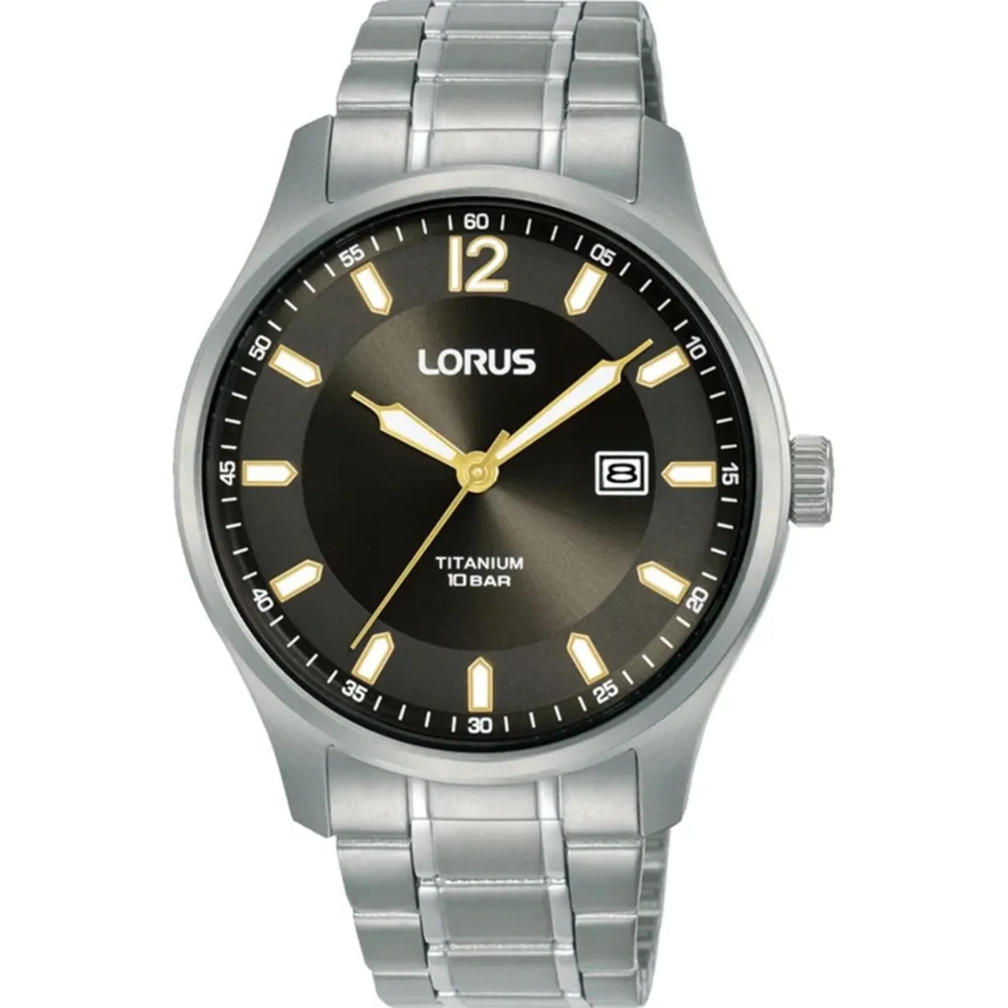 Lorus Classic Titanium Grey Dial Men's Watch RH999QX9