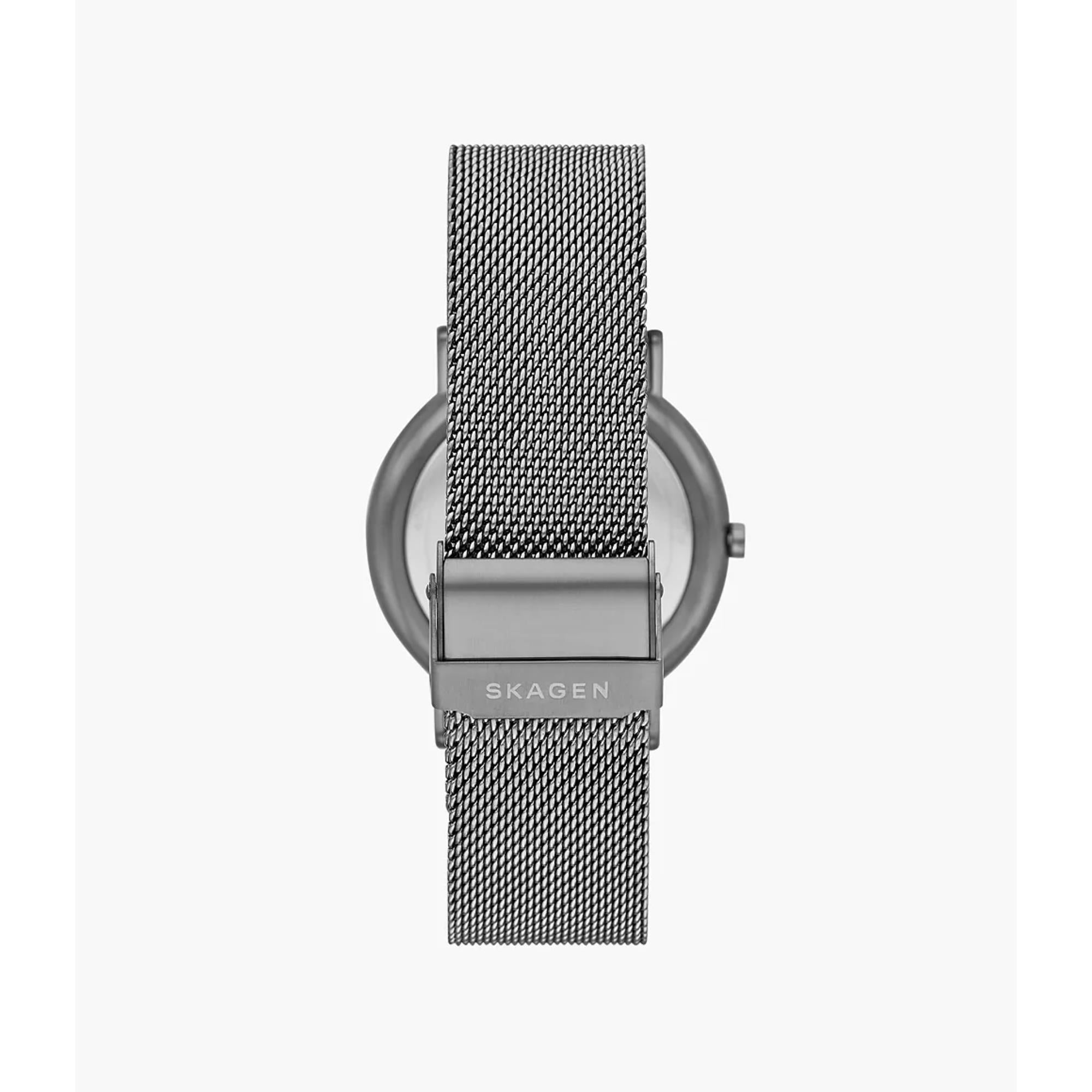 Skagen Signatur Grey Steel Mesh Strap Grey Dial Men’s Watch SKW6577