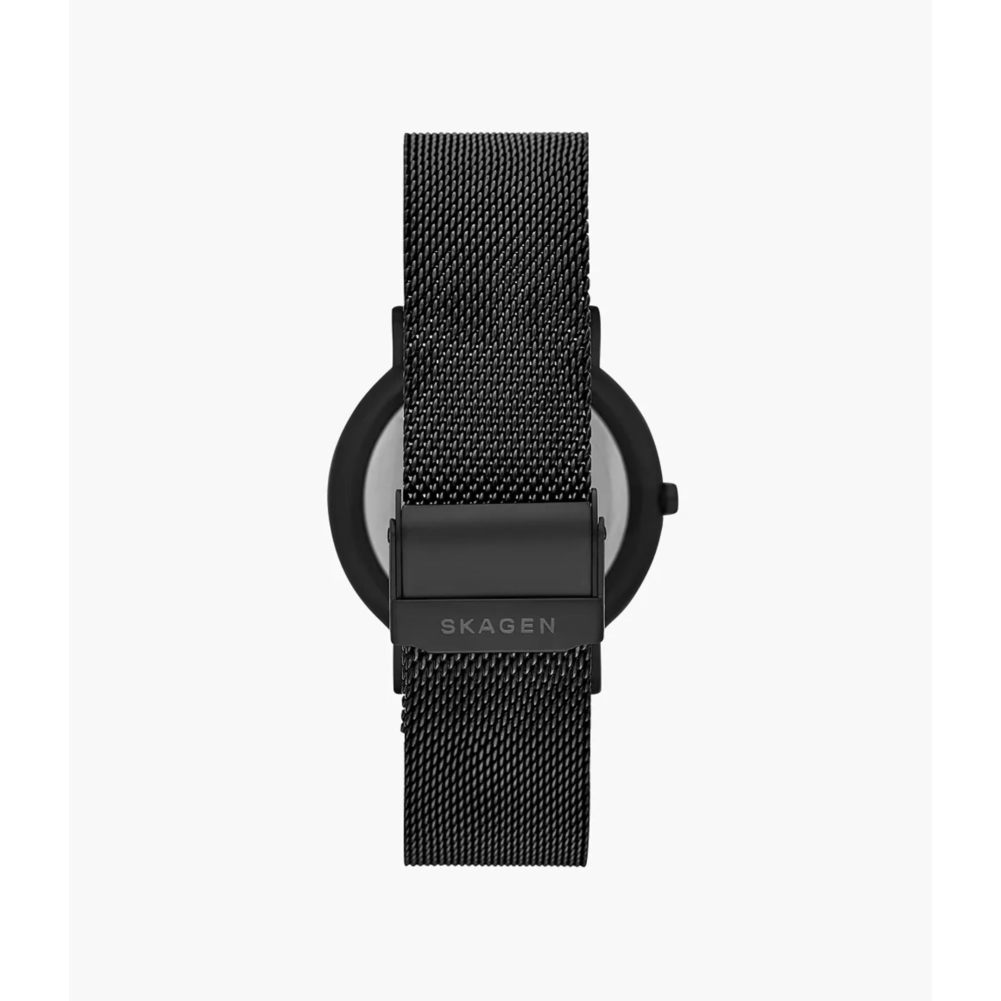 Skagen Signatur Midnight Steel Mesh Strap Midnight Dial Men’s Watch SKW6579