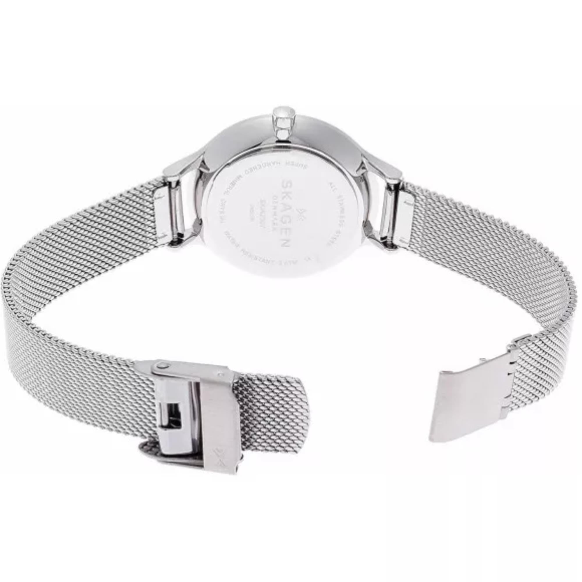 Skagen Anita Lille Steel Mesh Deep Ocean Dial Women’s Watch SKW2307