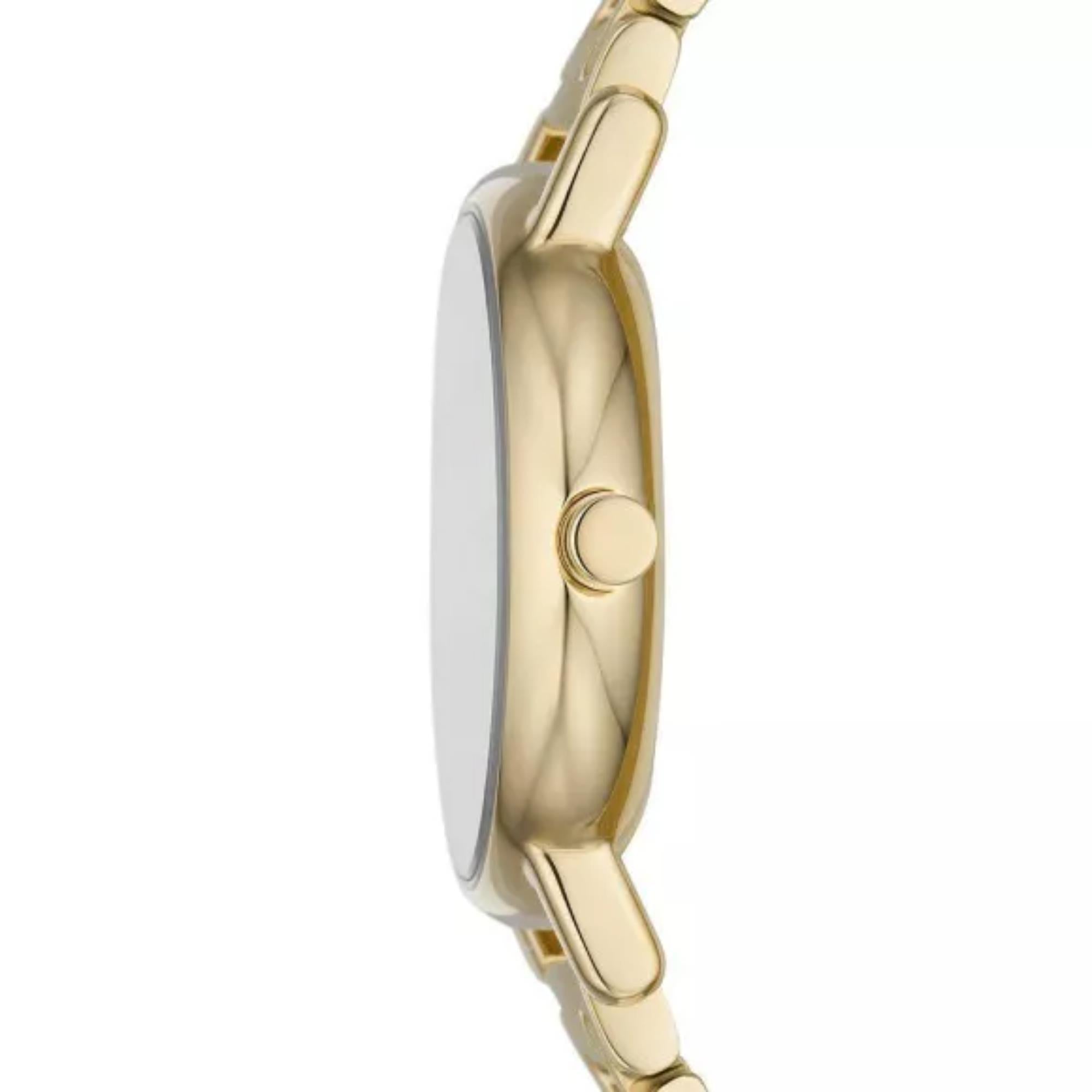 Skagen Signatur Lille Gold Stainless Steel Bracelet Gold Dial Women’s Watch SKW3124