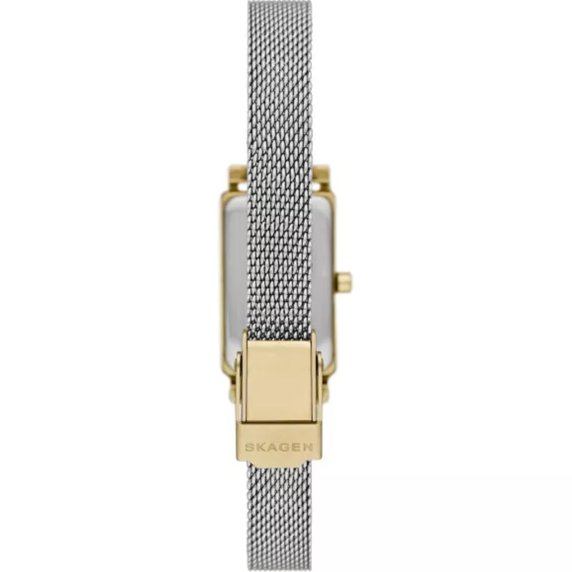 Skagen Hagen Micro White Dial Silver Stainless Steel Women's Watch SKW3147