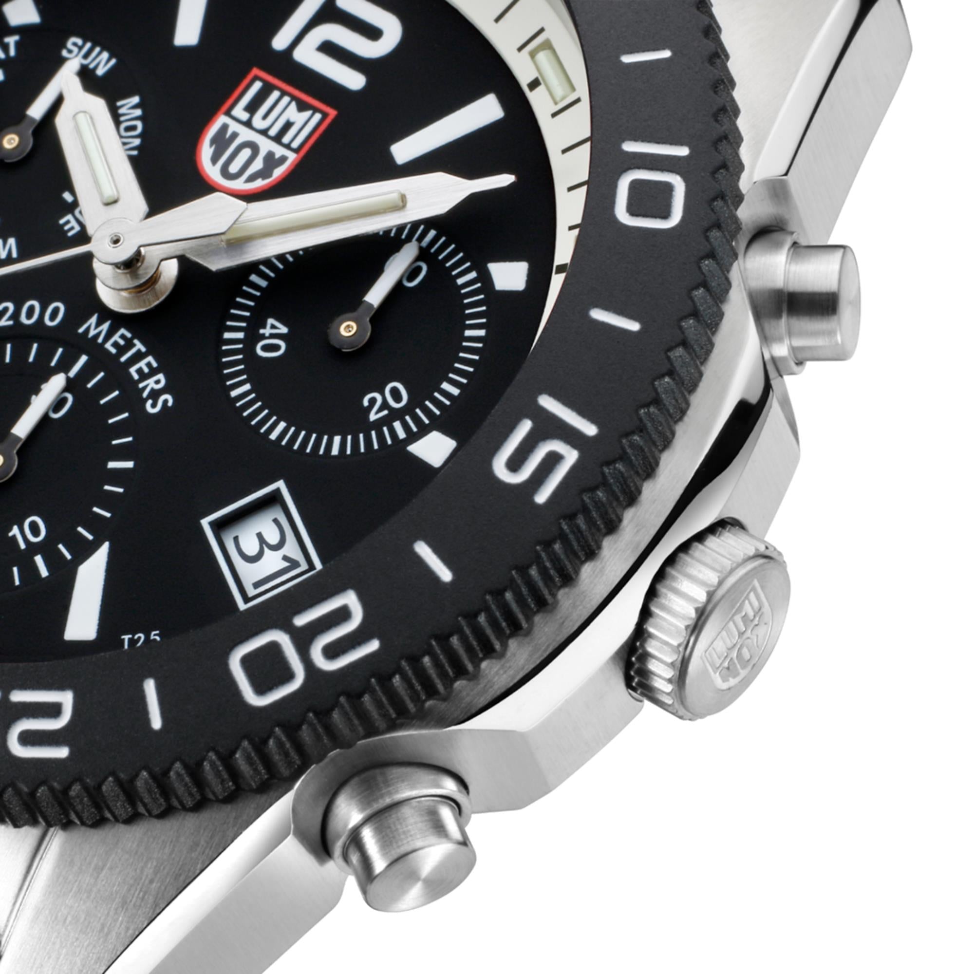 Luminox Pacific Diver Chronograph Black Stainless Steel Men's Watch XS.3141.M