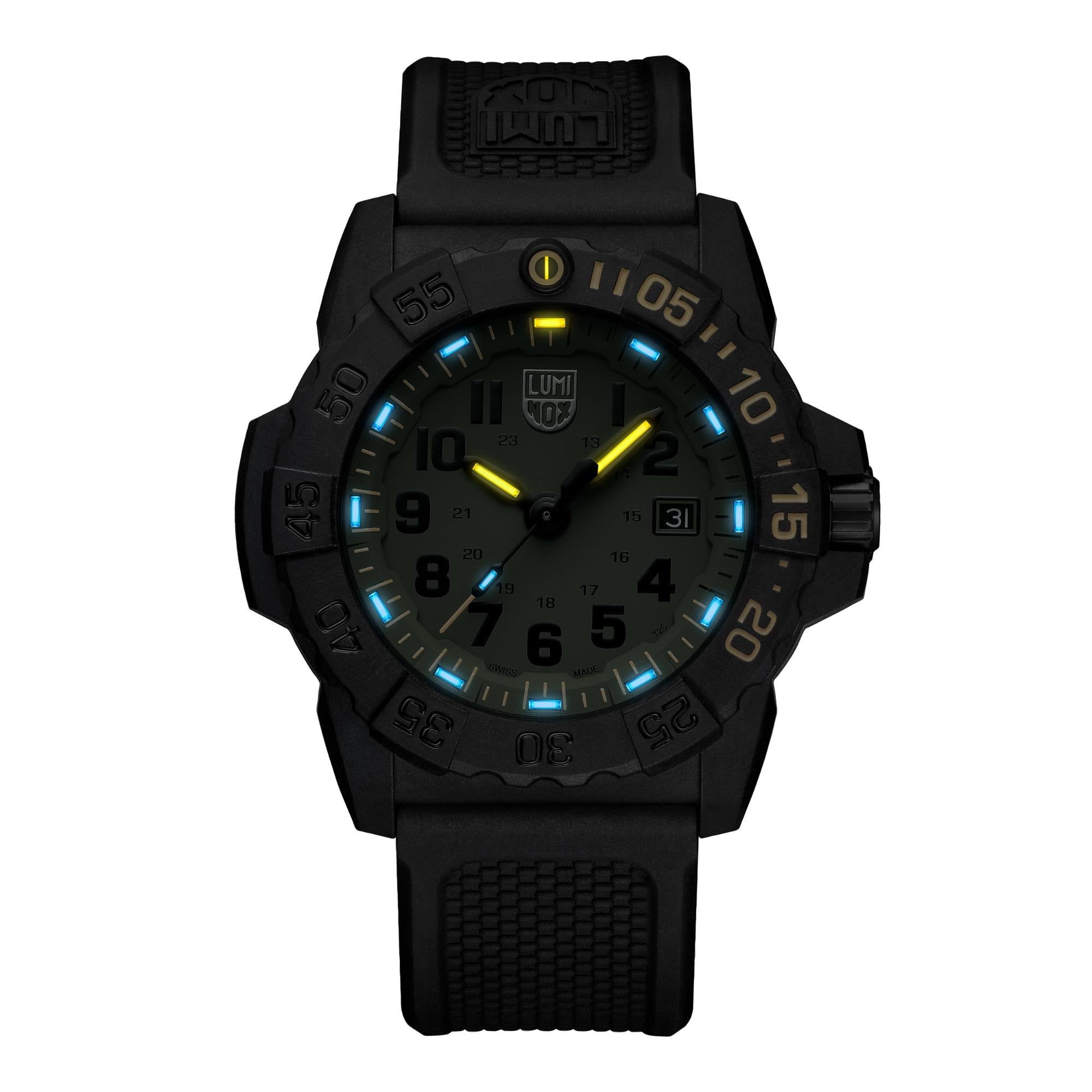 Luminox Navy SEAL Foundation Series Green Dial Rubber Strap Men's Watch XS.3517.NSF.SET