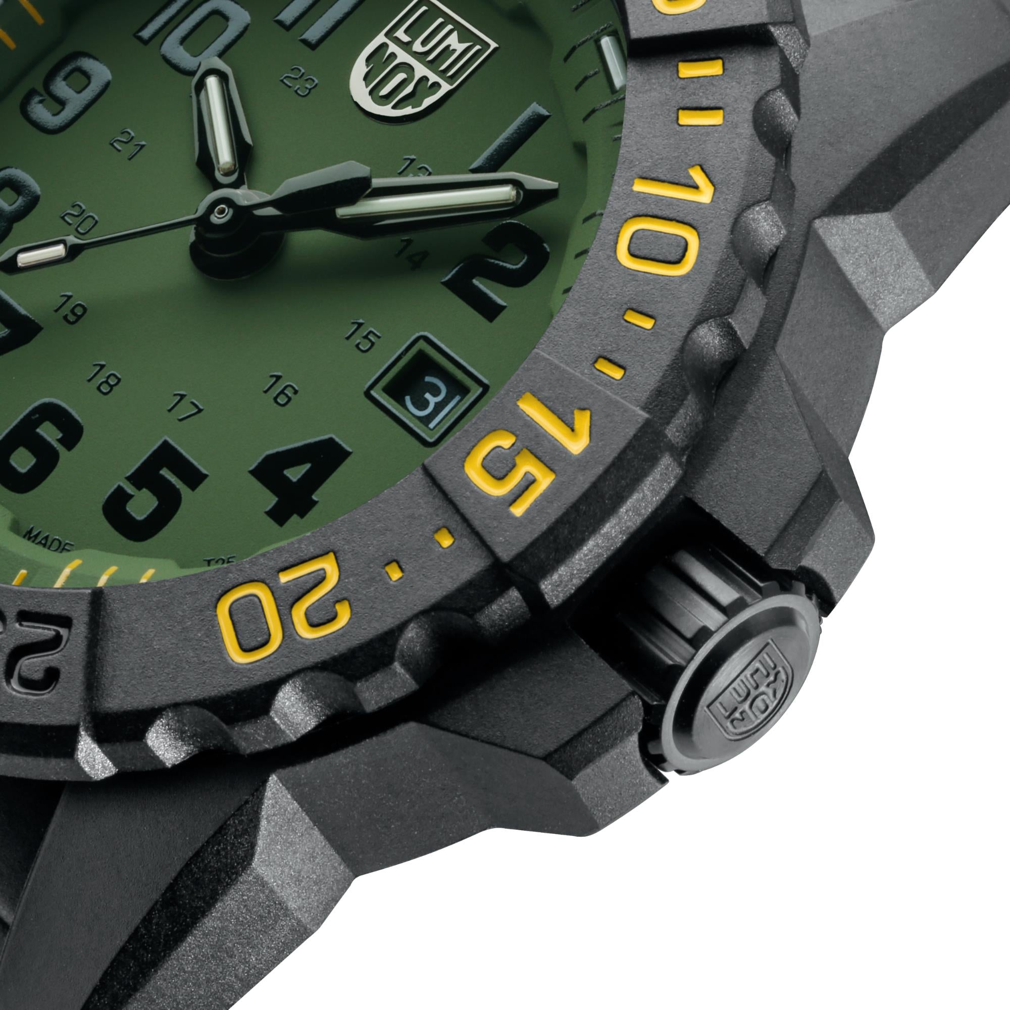 Luminox Navy SEAL Foundation Series Green Dial Rubber Strap Men's Watch XS.3517.NSF.SET