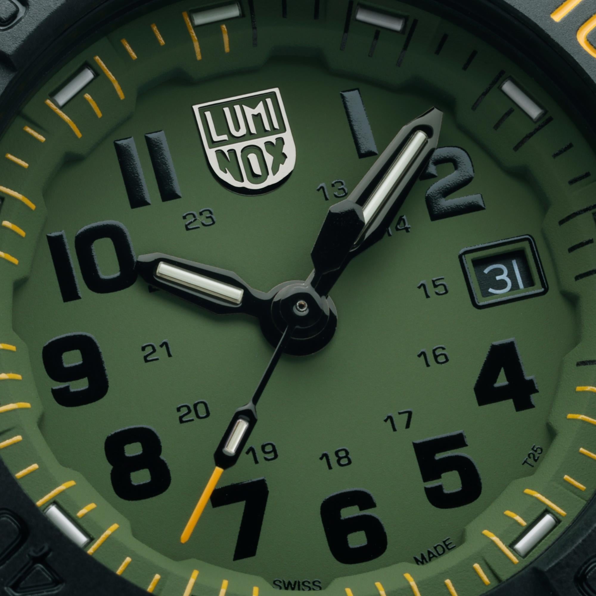 Luminox Navy SEAL Foundation Series Green Dial Rubber Strap Men's Watch XS.3517.NSF.SET