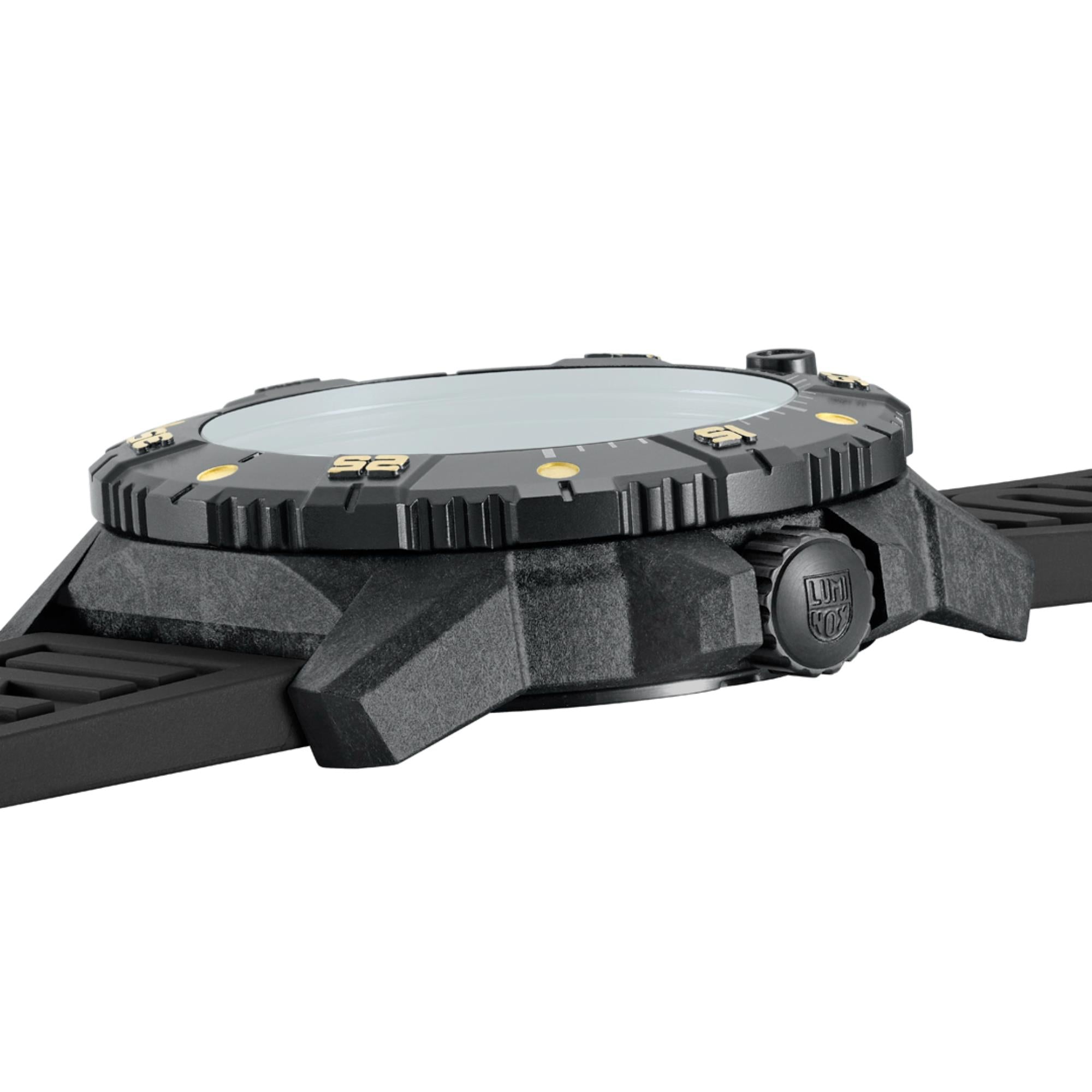 Luminox Master Carbon Seal Automatic Gold Accent Black Dial Men’s Watch XS.3865.GOLD