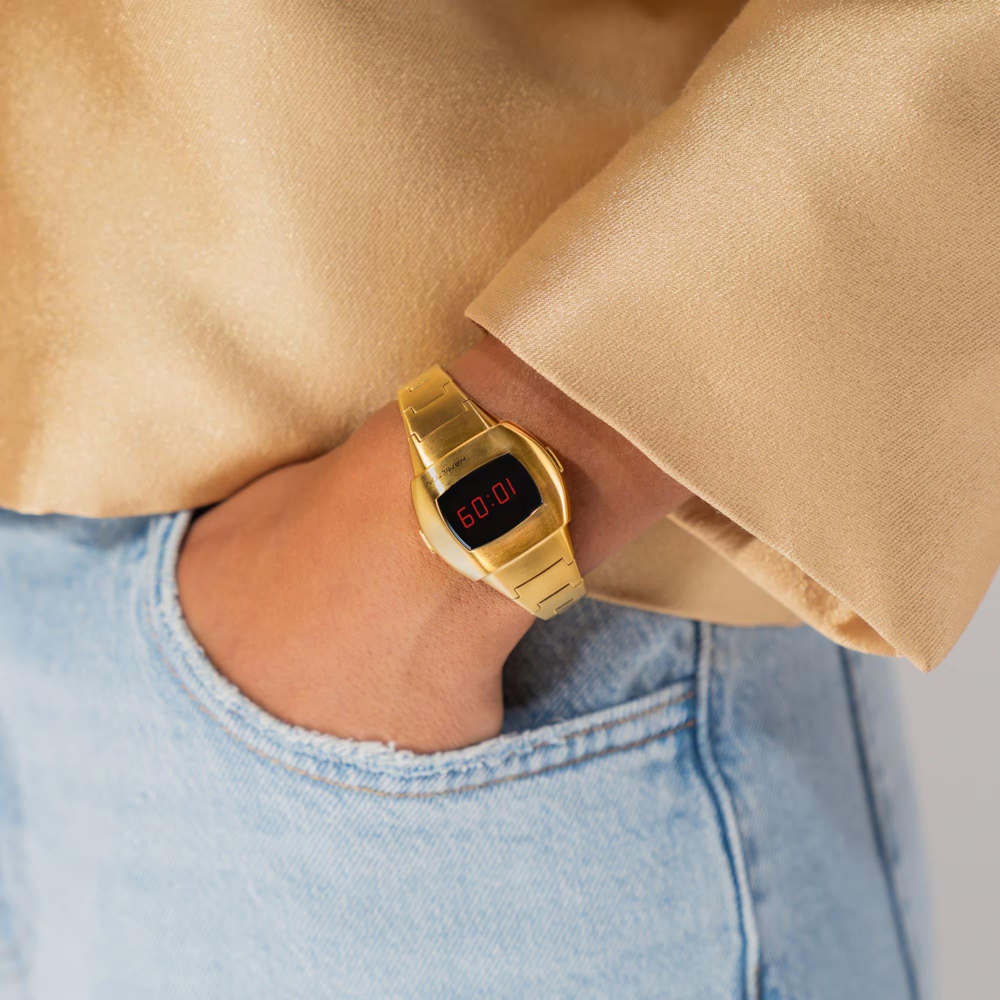 Hamilton American Classic PSR Digital Gold PVD Men’s Watch H52314130