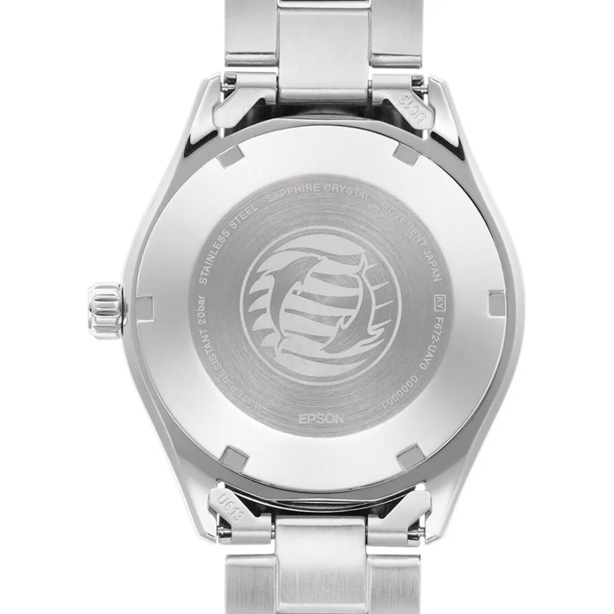 Orient Mako Automatic Sports White Dial Steel Strap Men's Dive Watch RA-AC0Q03S30B