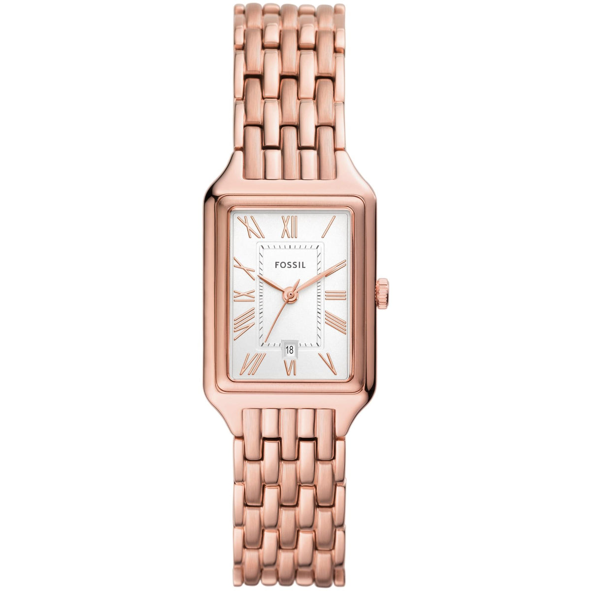 Fossil Raquel Rose Gold-Tone White Dial Women