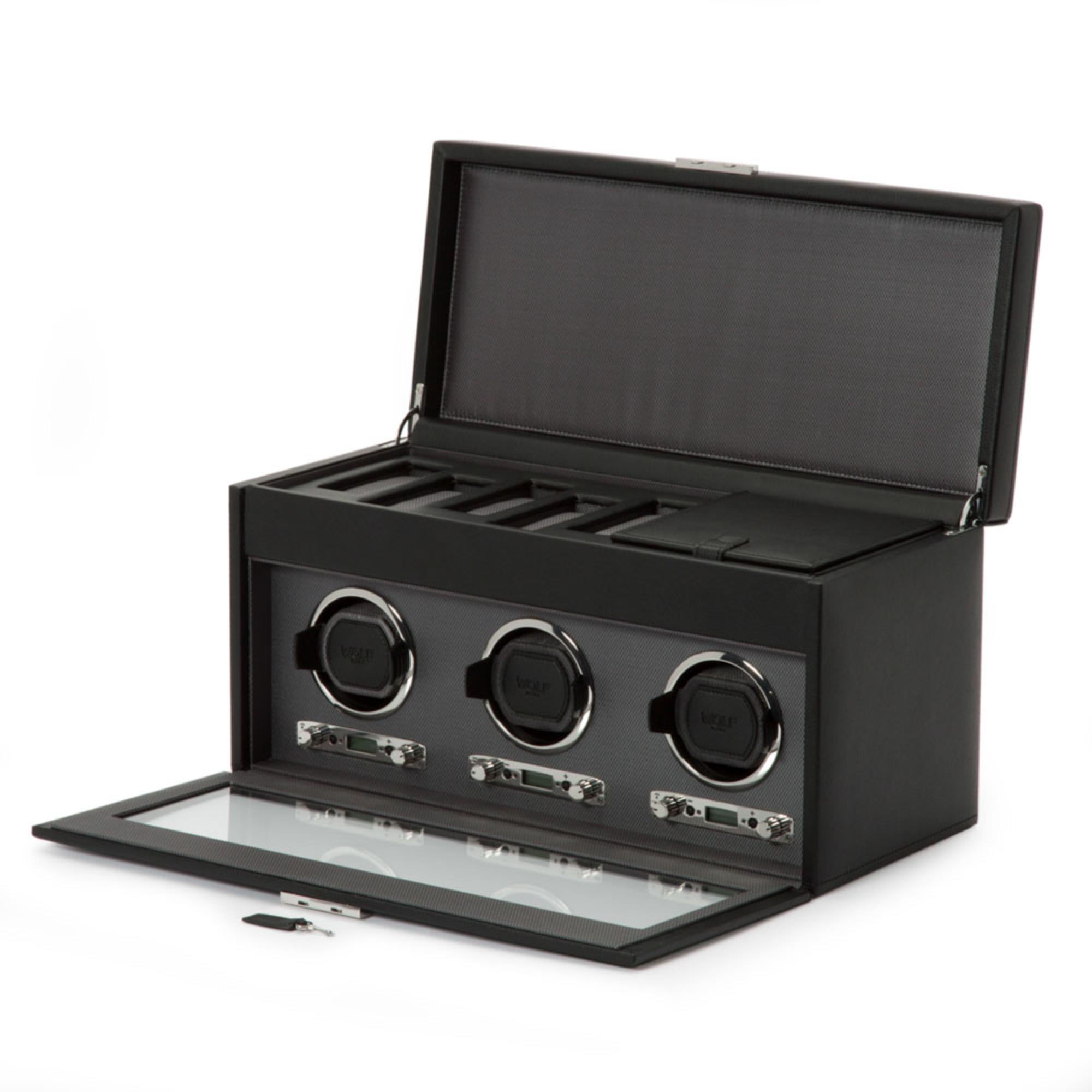 Wolf Triple Watch Winder with Storage 456302