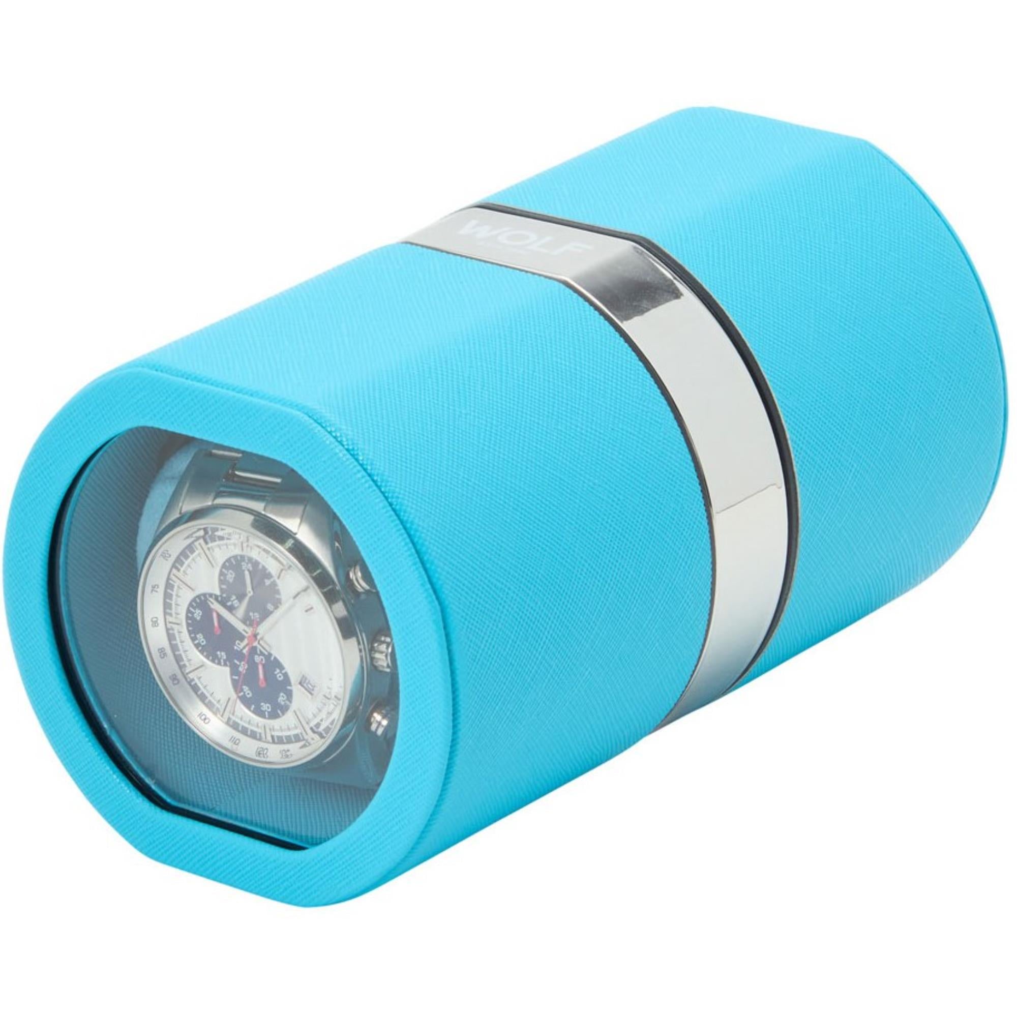 Wolf The Rocket Blue Travel Watch Winder 543224