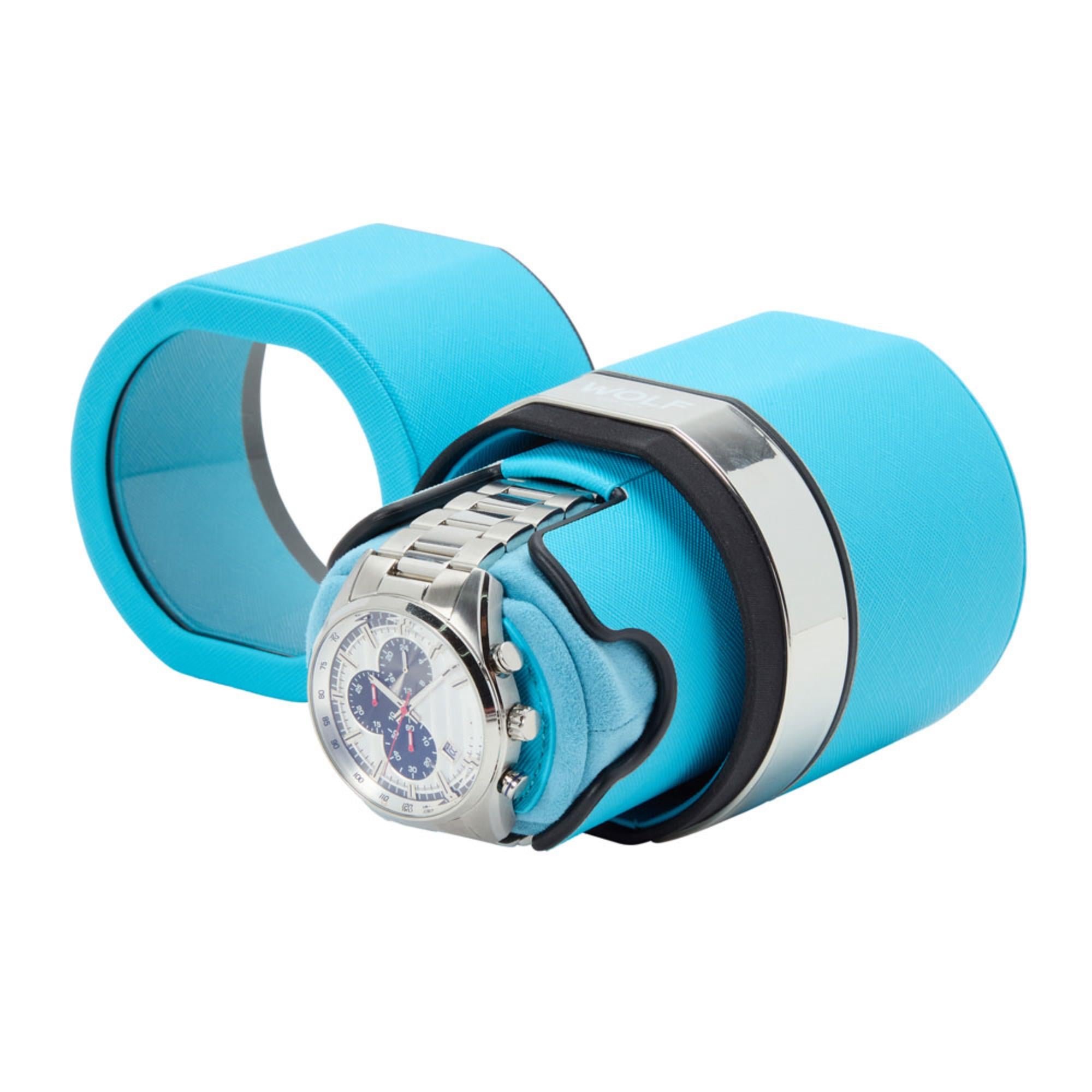Wolf The Rocket Blue Travel Watch Winder 543224