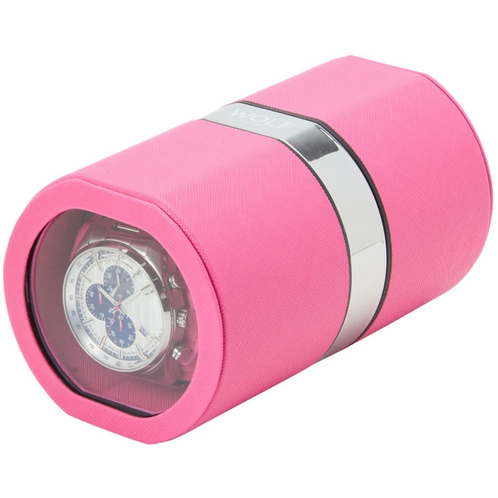 Wolf The Rocket Pink Travel Watch Winder 543290