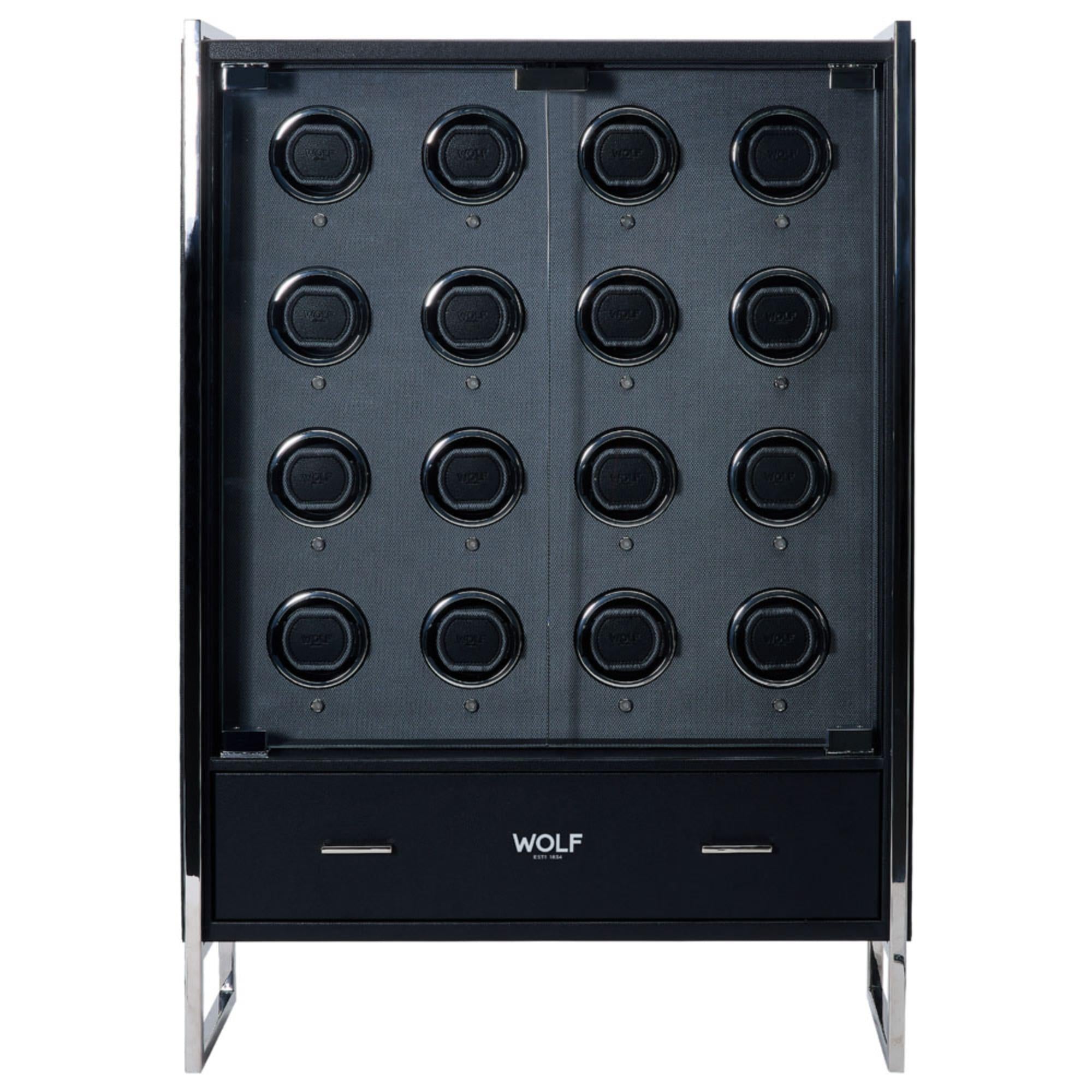 Wolf 16-Piece Watch Winder Cabinet 466702