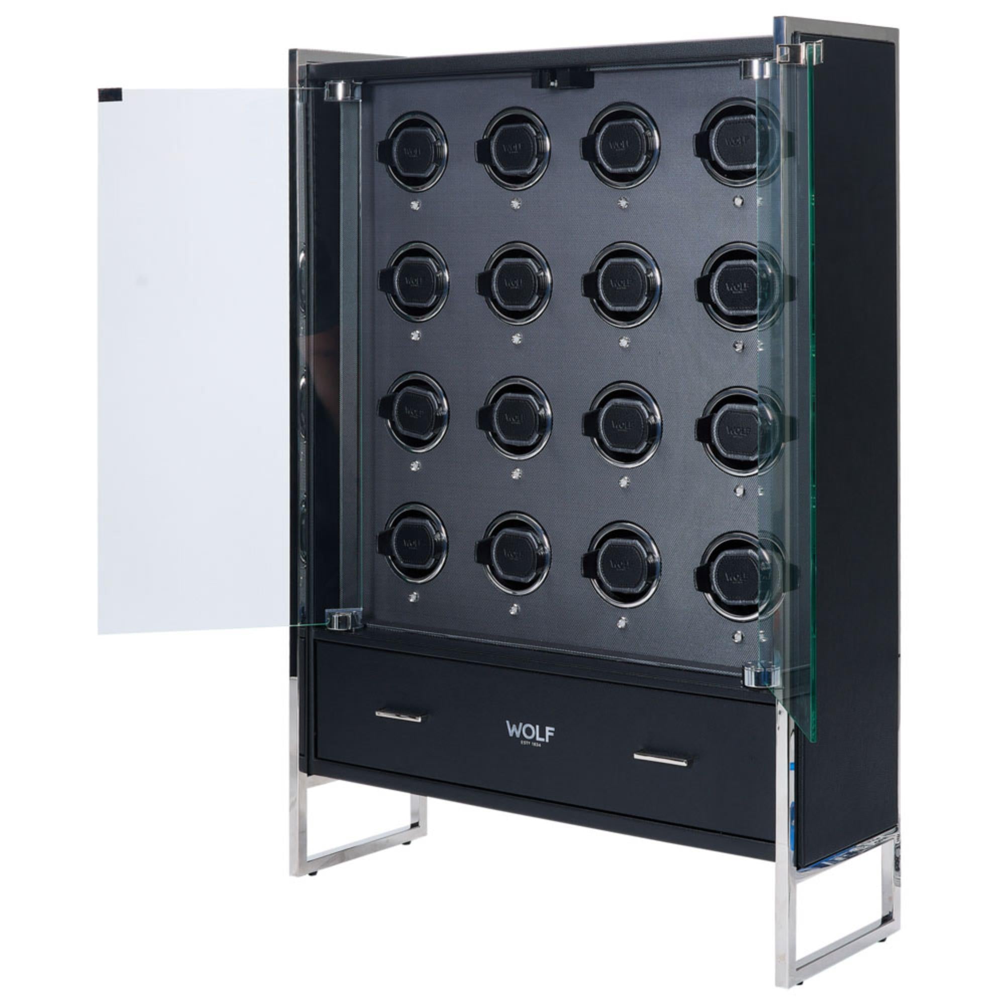 Wolf 16-Piece Watch Winder Cabinet 466702