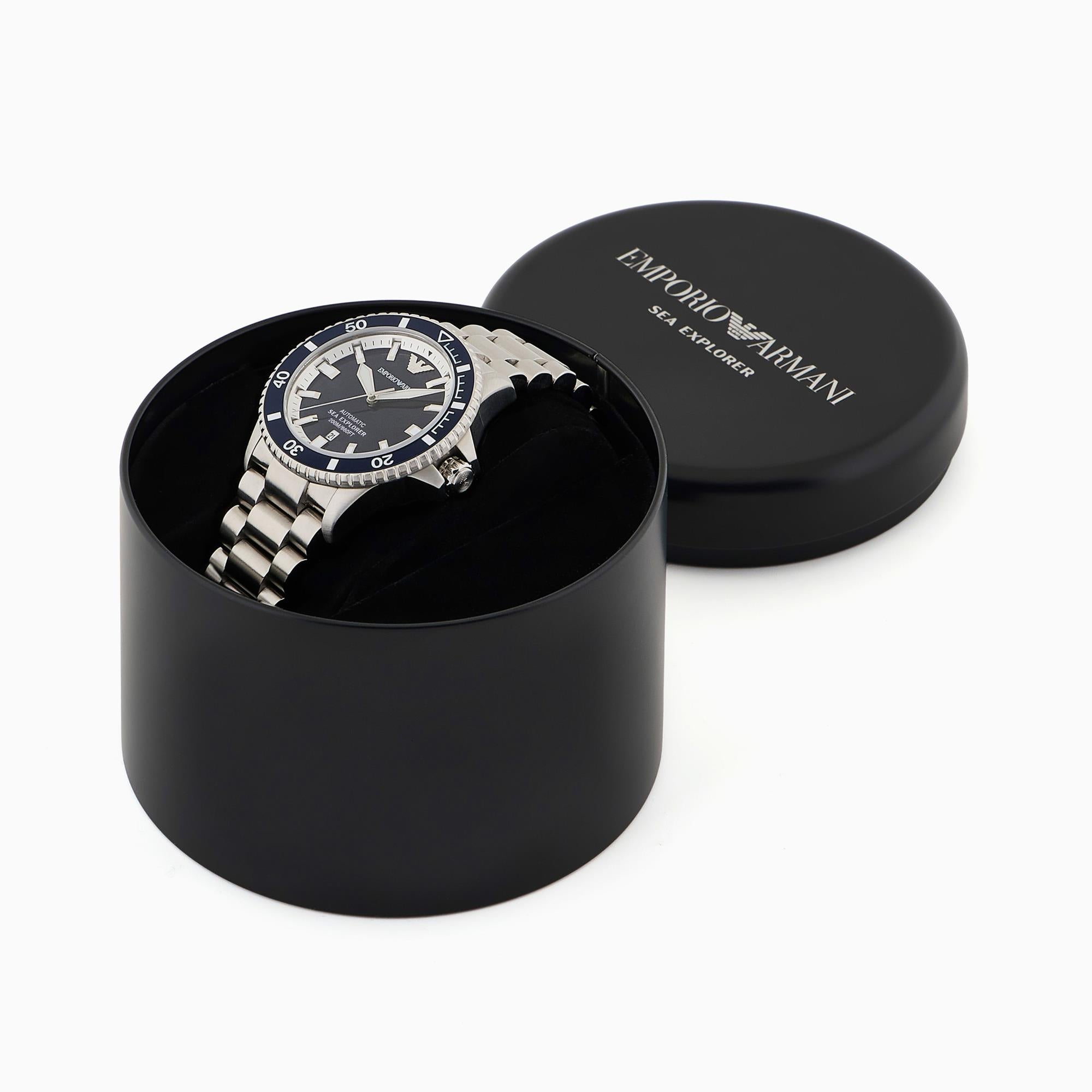 Emporio Armani Sea Explorer Automatic Stainless Steel Men's Watch AR60079