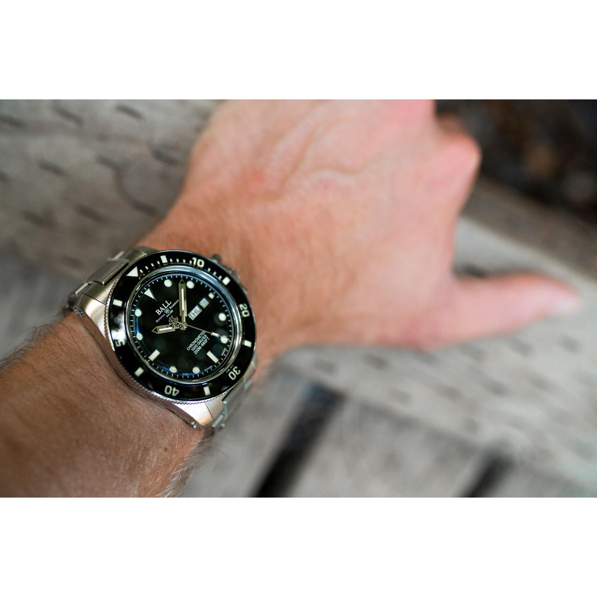 BALL Engineer Hydrocarbon Original Black Dial Stainless Steel Men’s Watch DM2118B-SCJ-BK