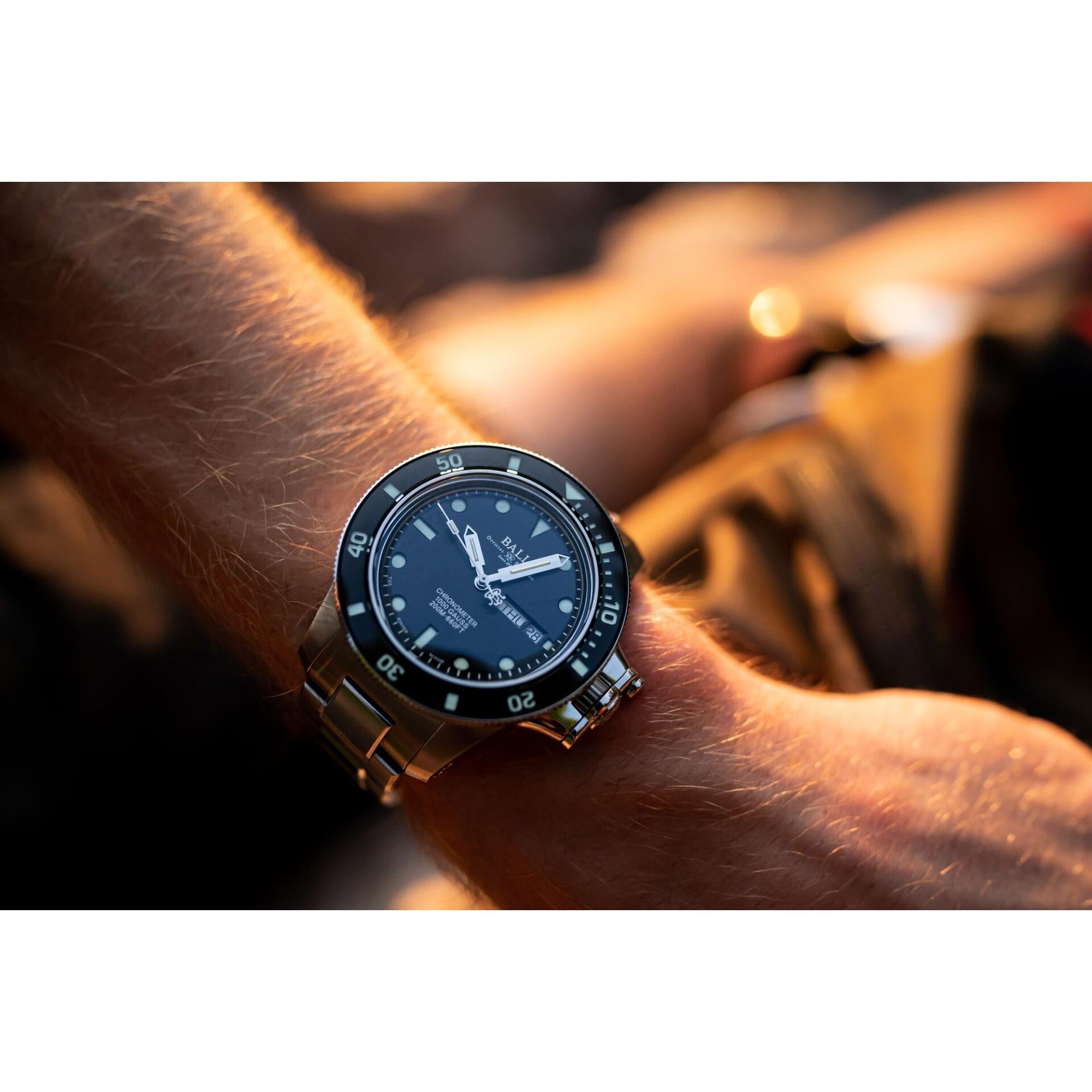 BALL Engineer Hydrocarbon Original Black Dial Stainless Steel Men’s Watch DM2118B-SCJ-BK