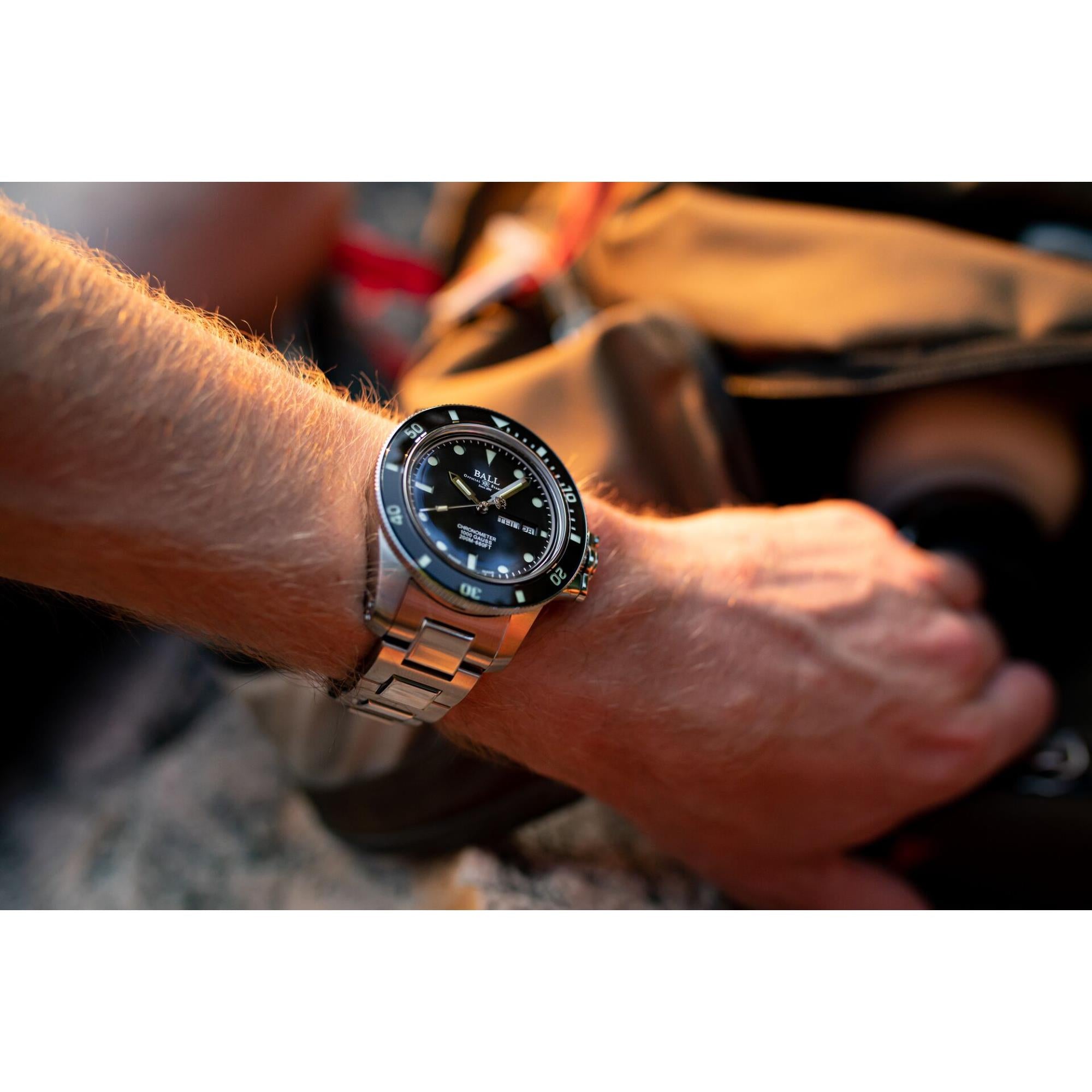 BALL Engineer Hydrocarbon Original Black Dial Stainless Steel Men’s Watch DM2118B-SCJ-BK
