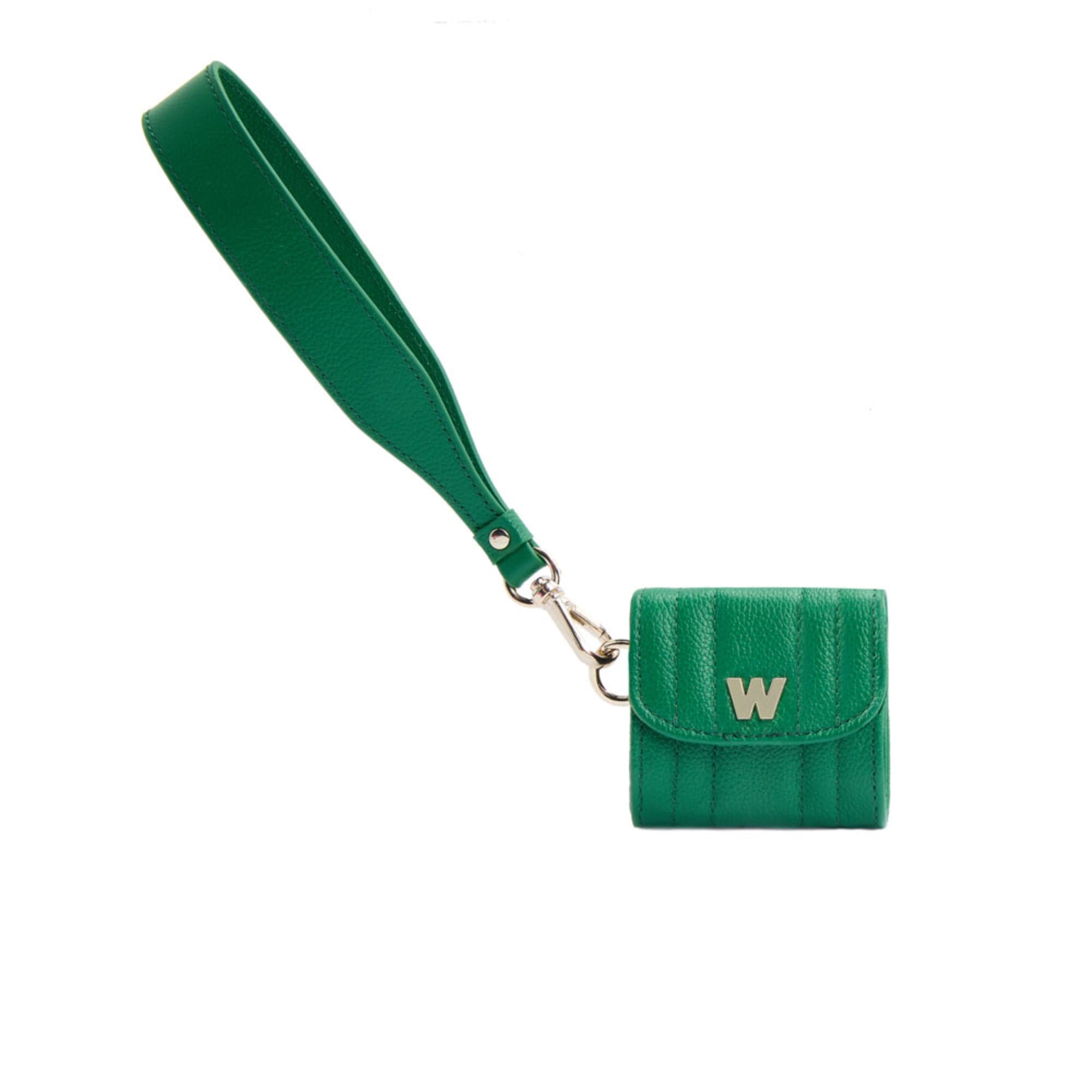Wolf Forest Green Mimi EarPods Case with Wristlet 768112
