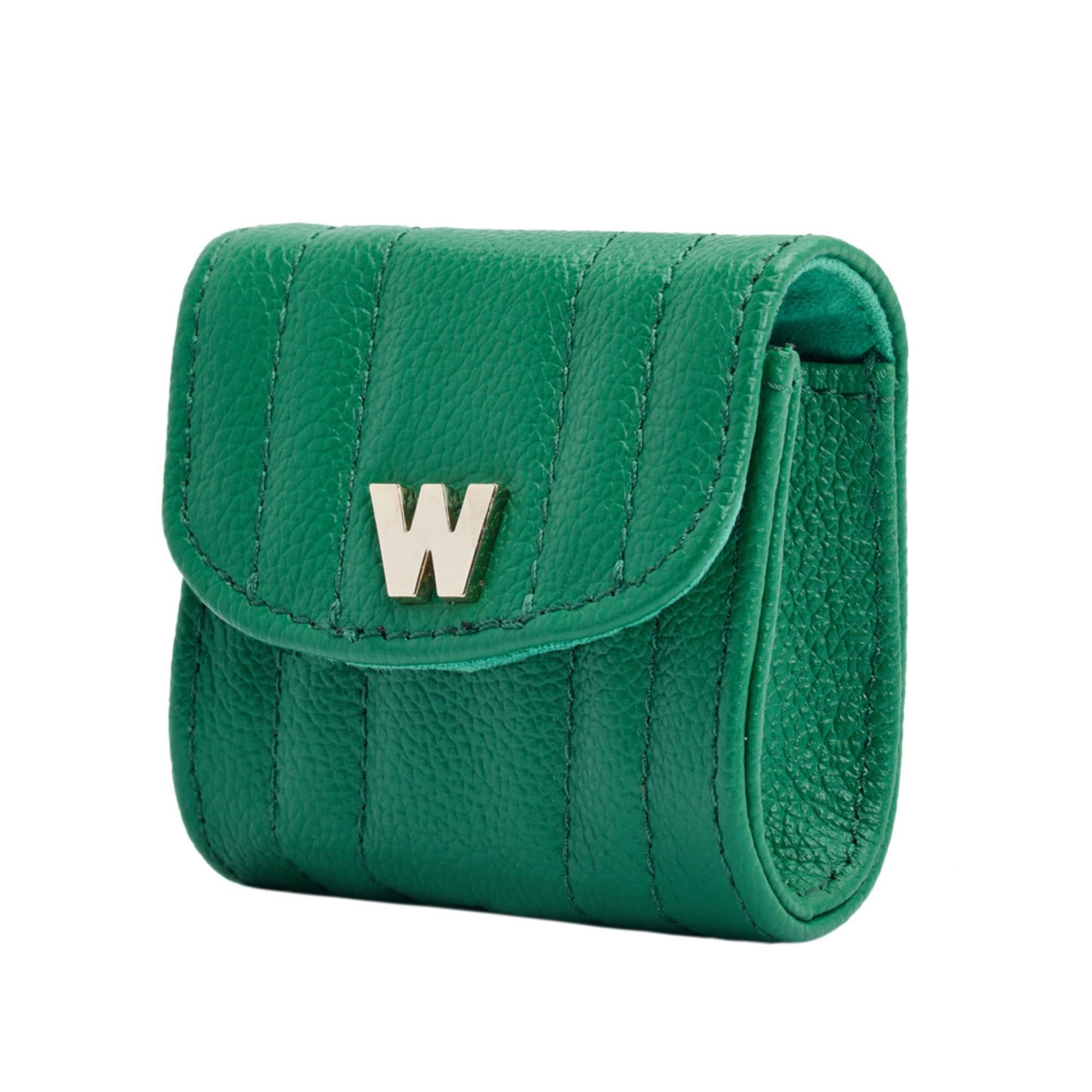 Wolf Forest Green Mimi EarPods Case with Wristlet 768112