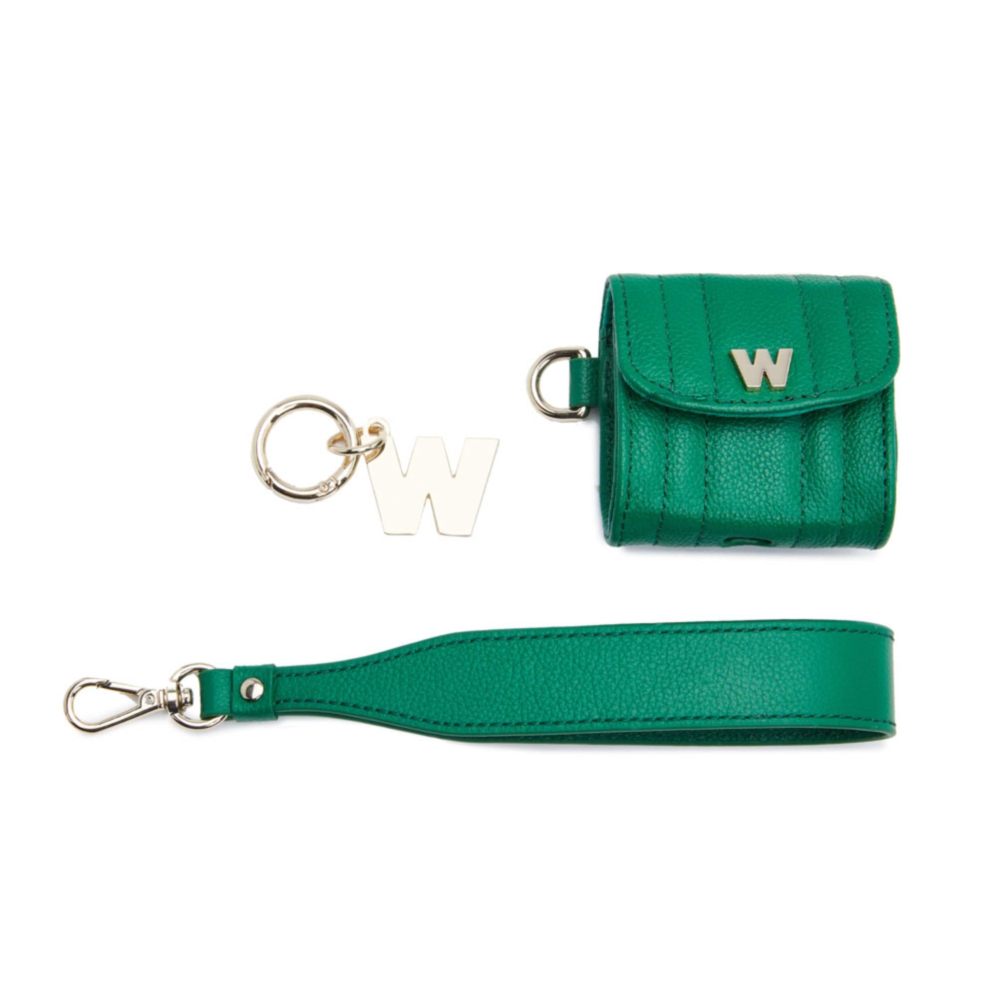 Wolf Forest Green Mimi EarPods Case with Wristlet 768112