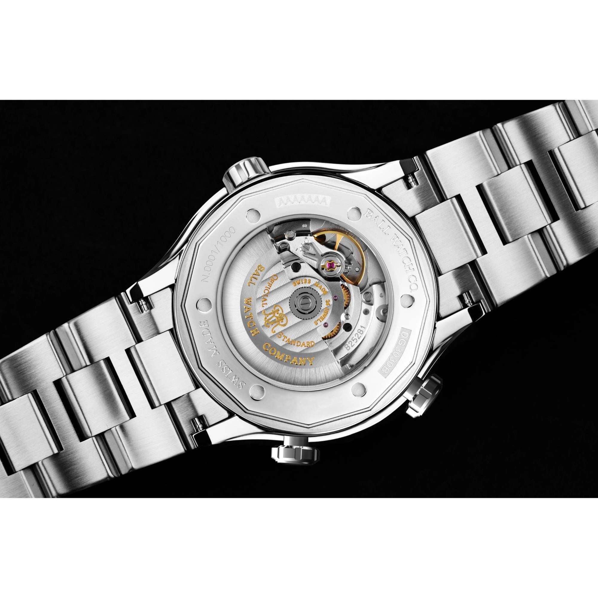 BALL Roadmaster Marine GMT Limited Edition Blue Dial Stainless Steel Men’s Watch DG3000A-S1CJ-BE