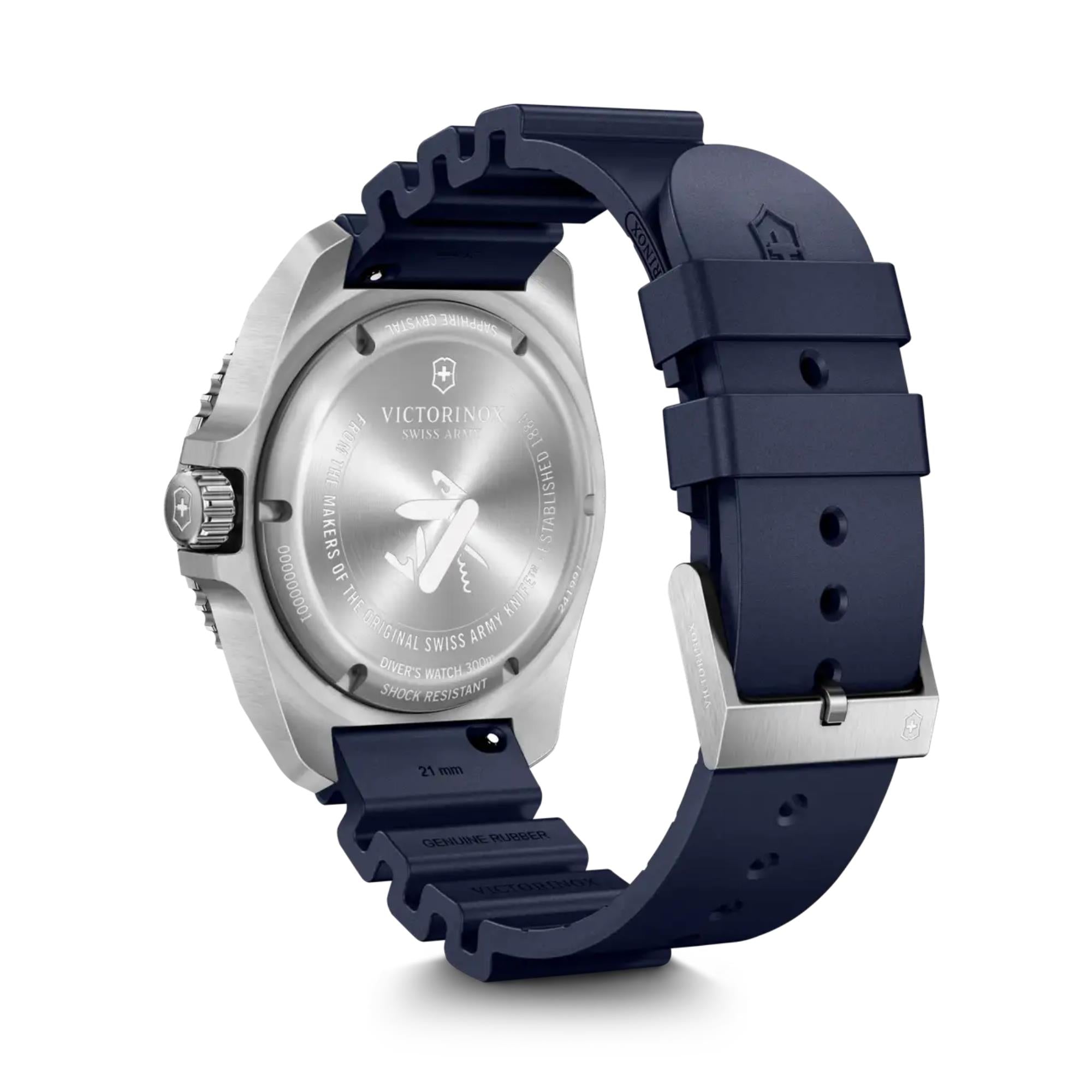 Victorinox Dive Pro Quartz Three-Hand Steel Blue Dial Men's Watch 241991