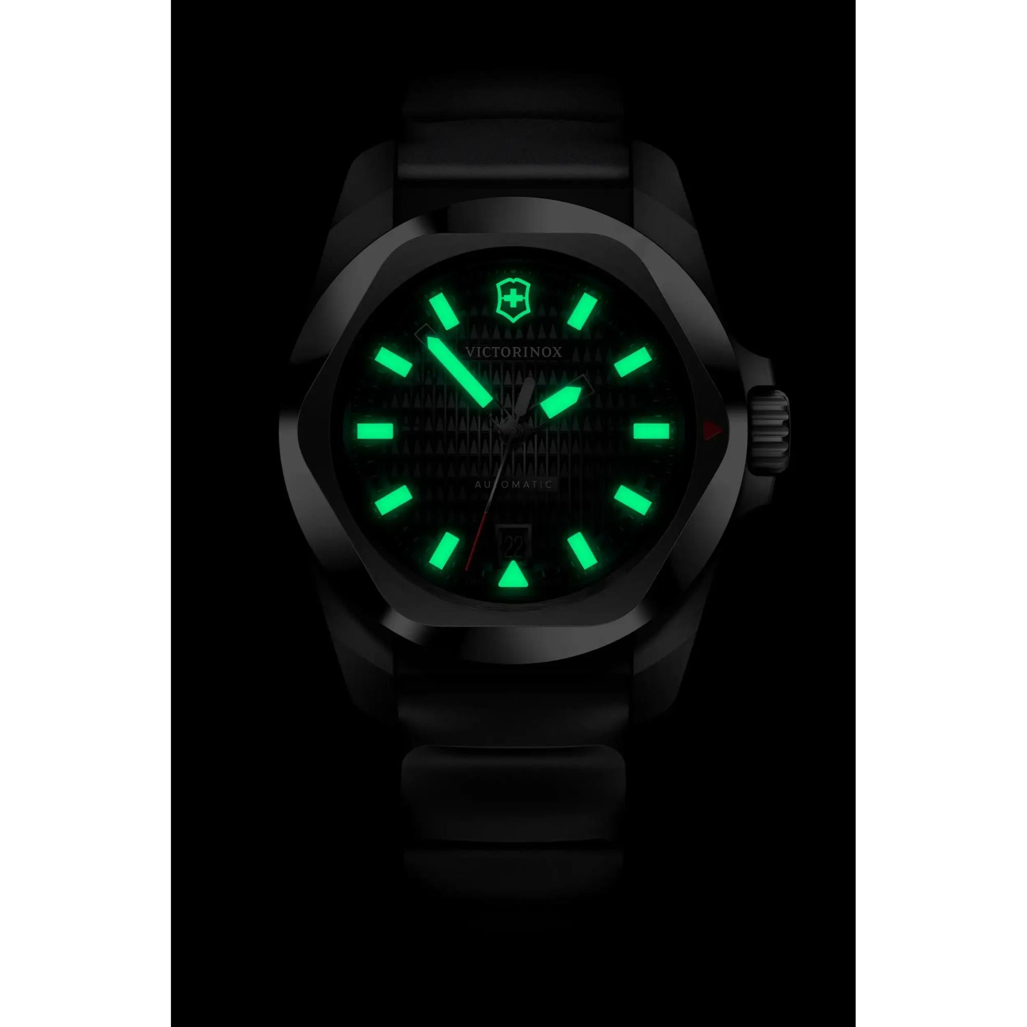 Victorinox Swiss Army I.N.O.X. Quartz Black Dial Men's Watch 242039