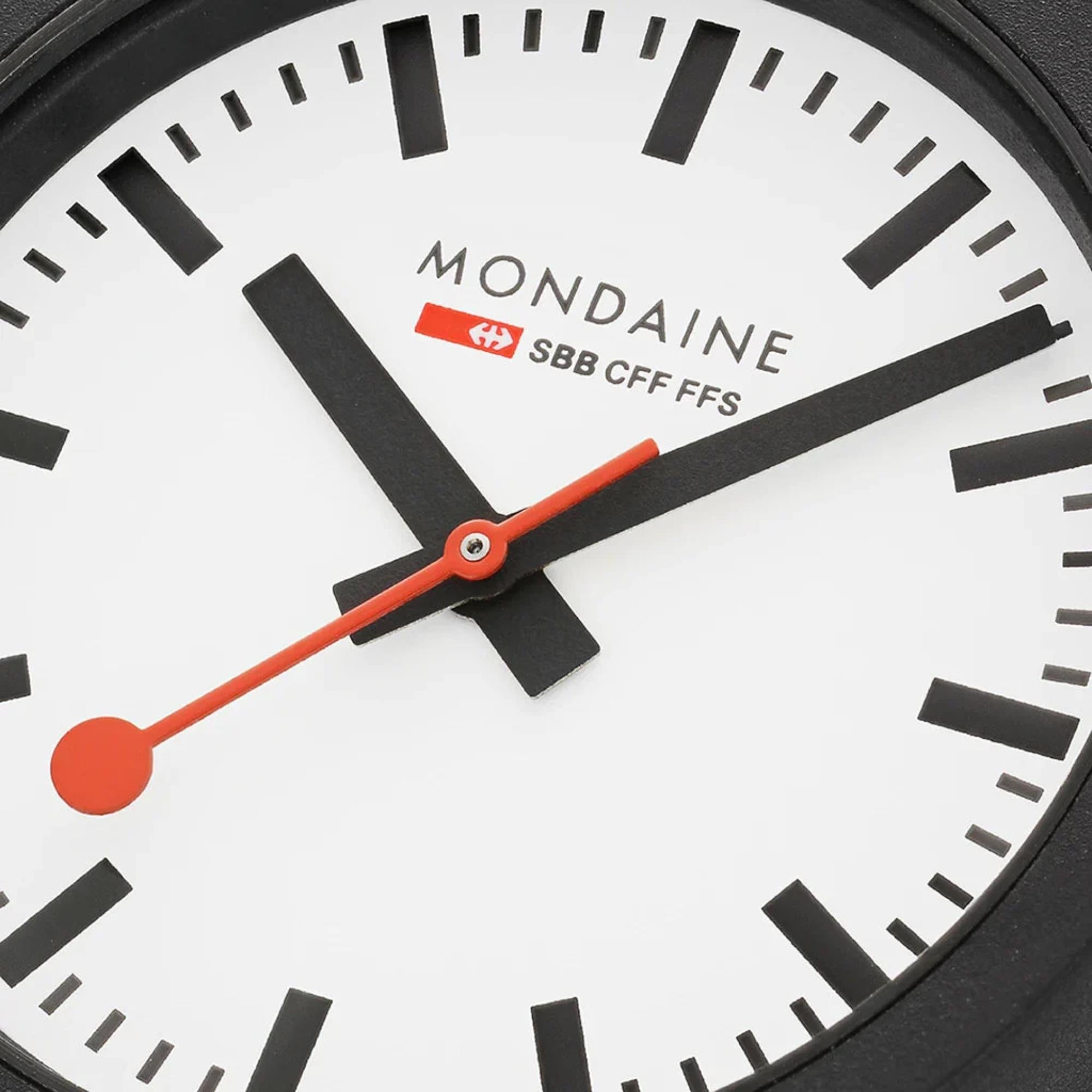 Mondaine Essence Quartz White Dial Two Tone PET Strap Unisex Watch MS1.32110.LN