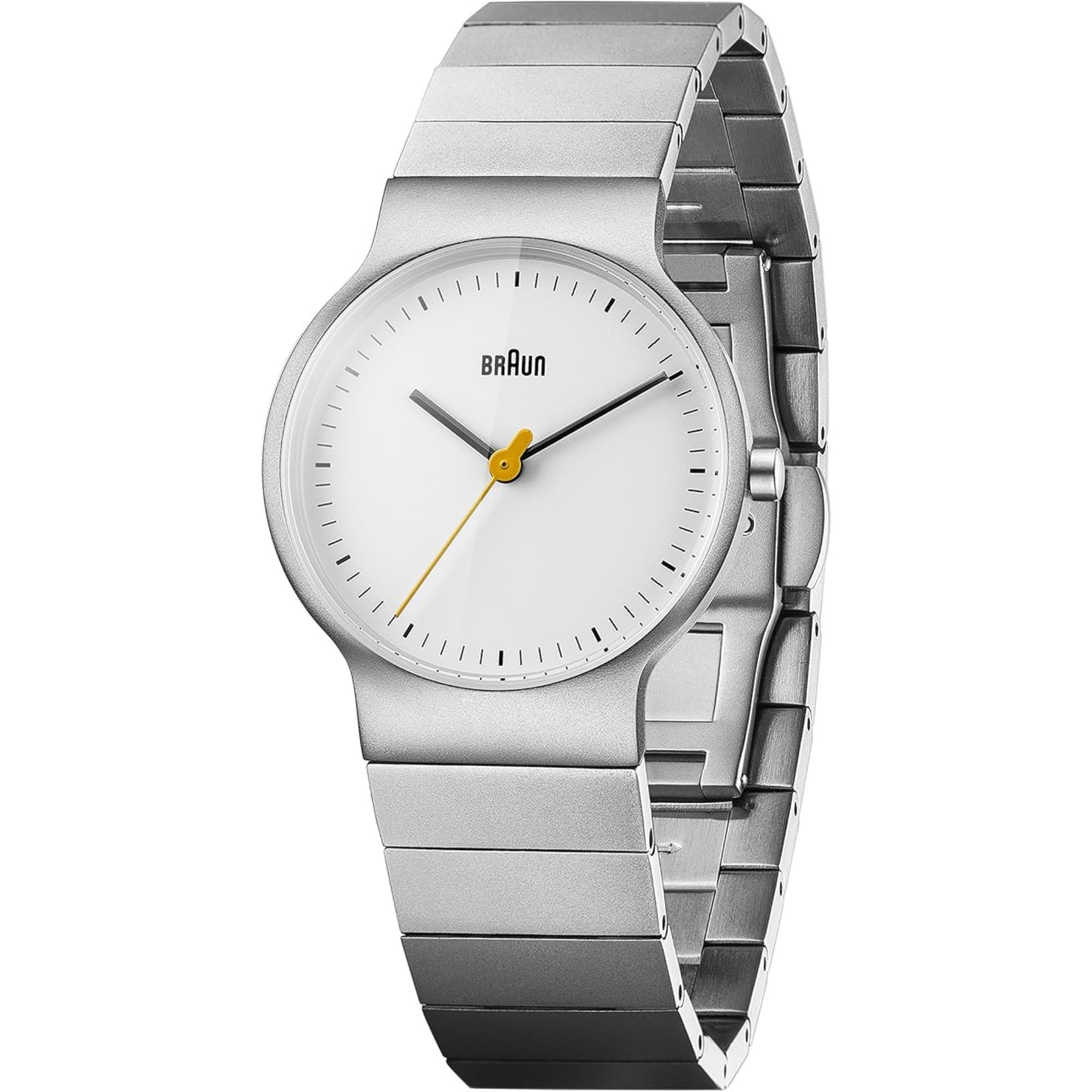 Braun Classic White Dial Steel Strap Women's Watch BN0211SLBTL
