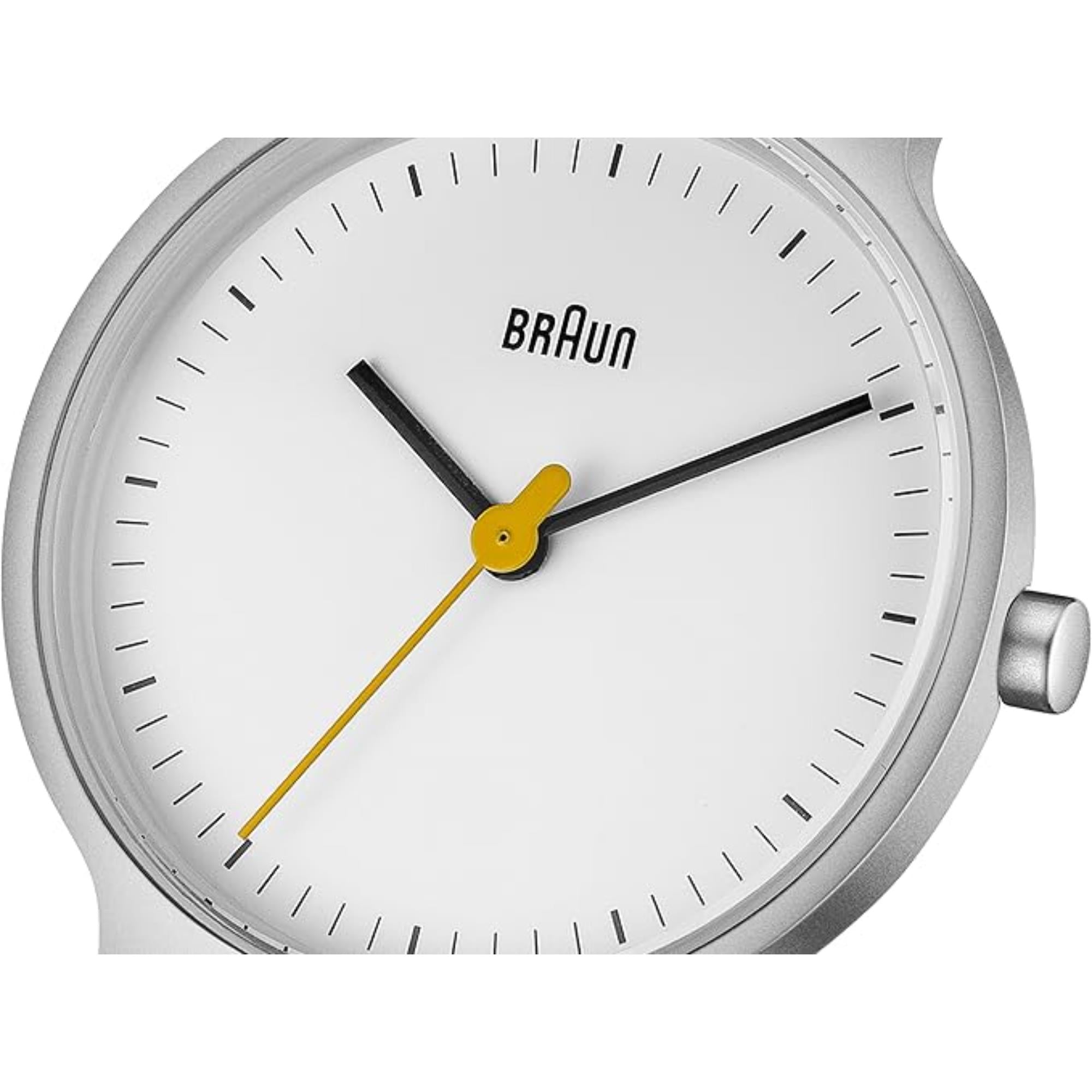 Braun Classic White Dial Stainless Steel Bracelet Ladies Watch BN0211SLBTL