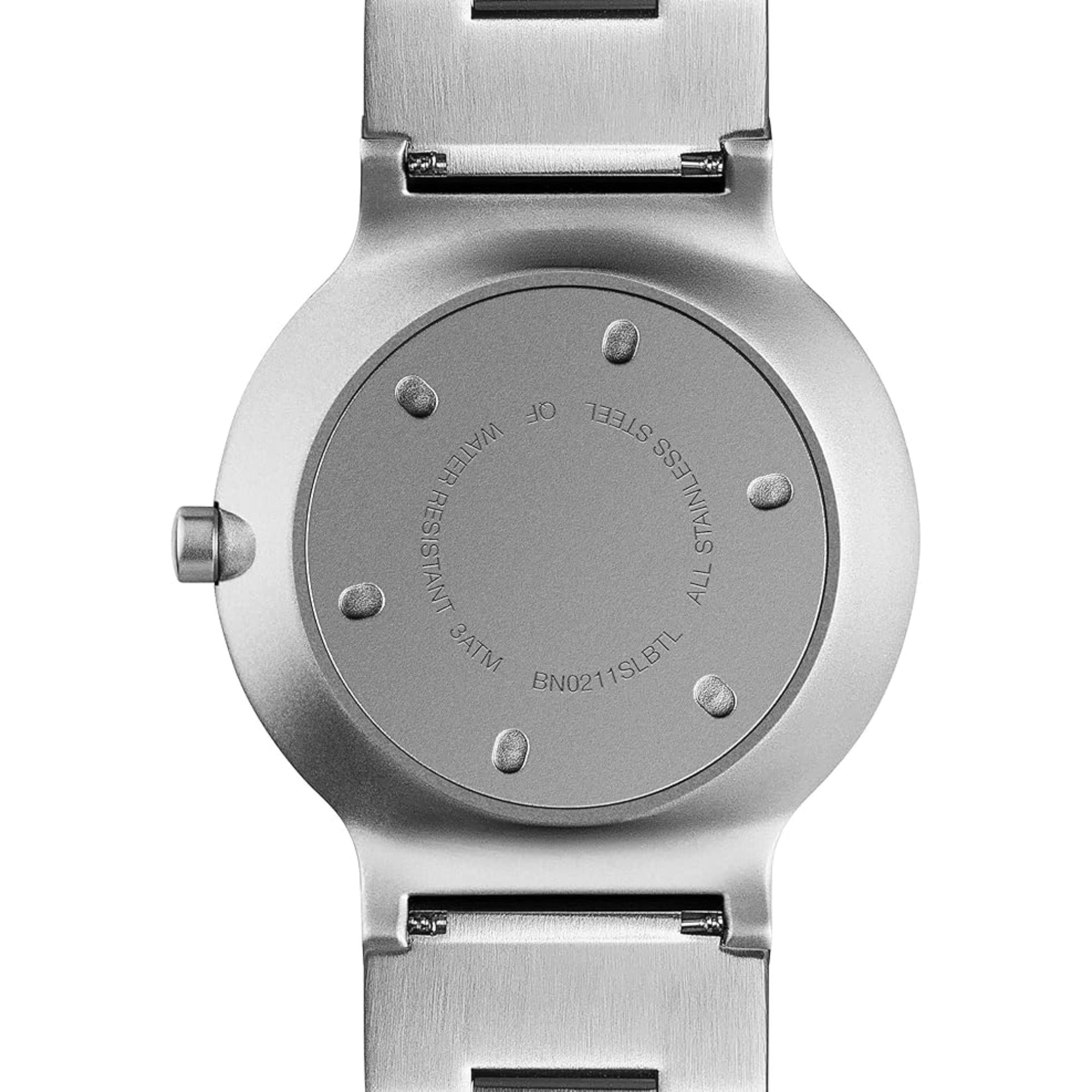 Braun Classic White Dial Steel Strap Women's Watch BN0211SLBTL