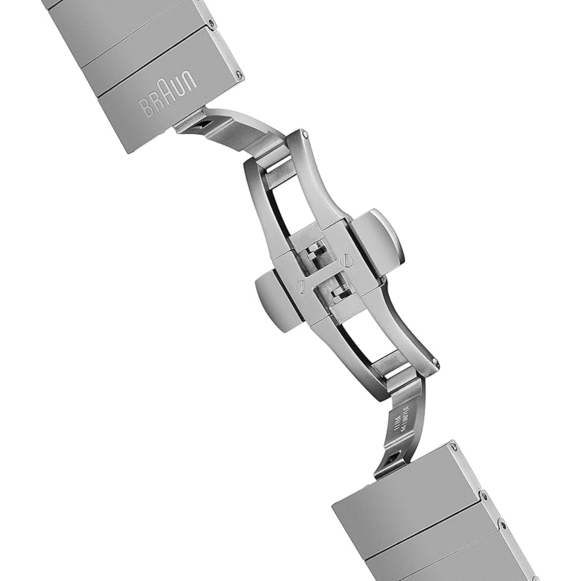 Braun Classic White Dial Steel Strap Women's Watch BN0211SLBTL