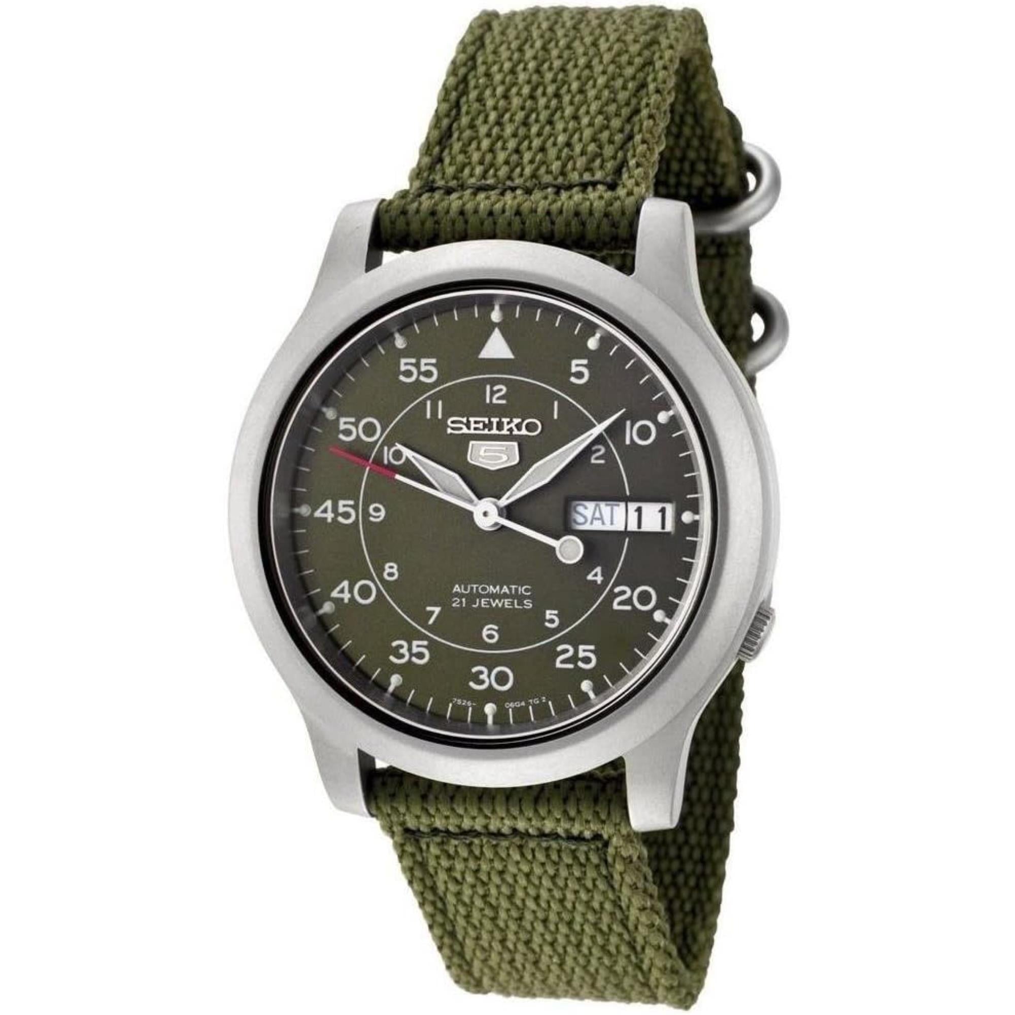 Seiko 5 Automatic Green Dial Men's Watch SNK805K2