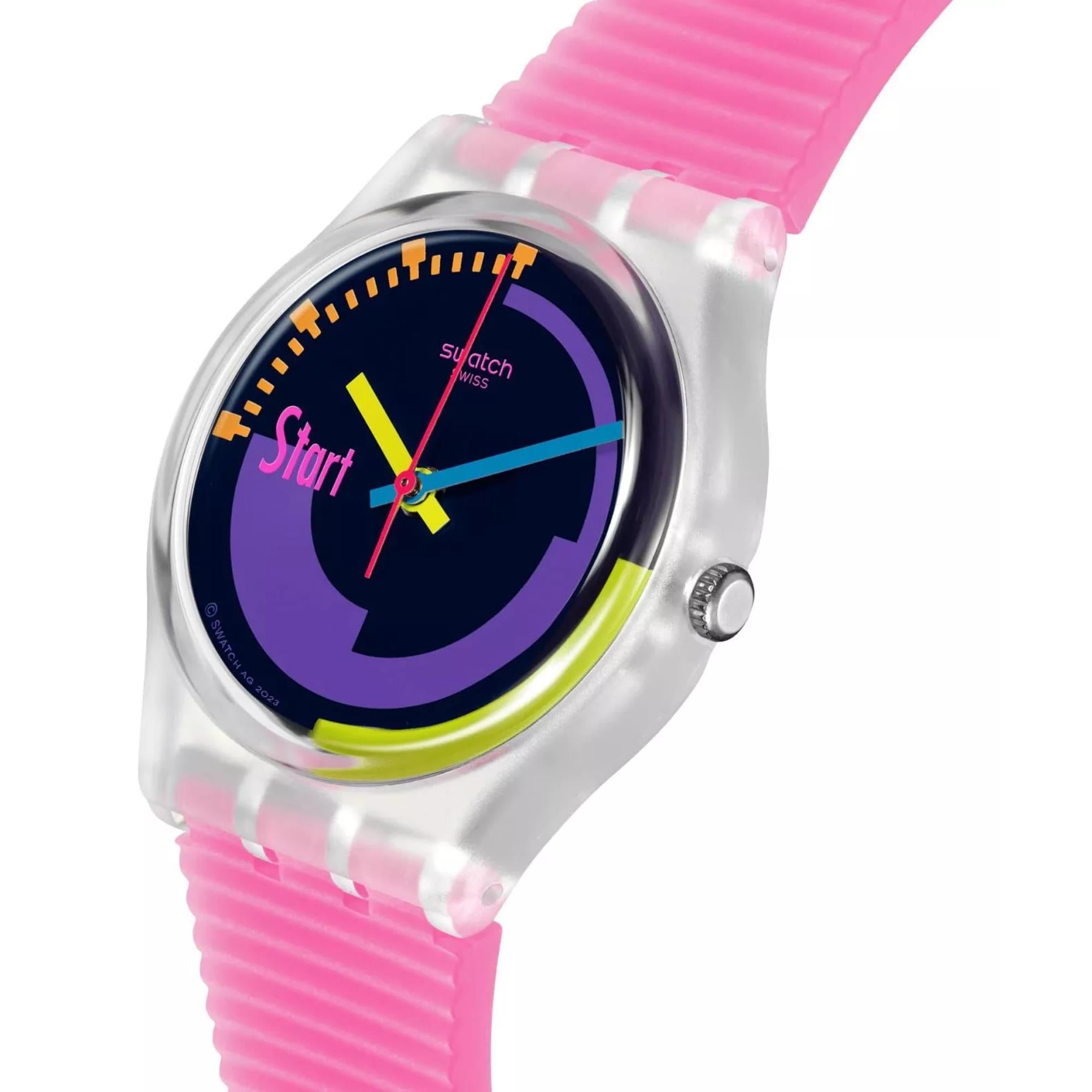Swatch Multicolor Podium PAY! Unisex Watch SO28K112-5300