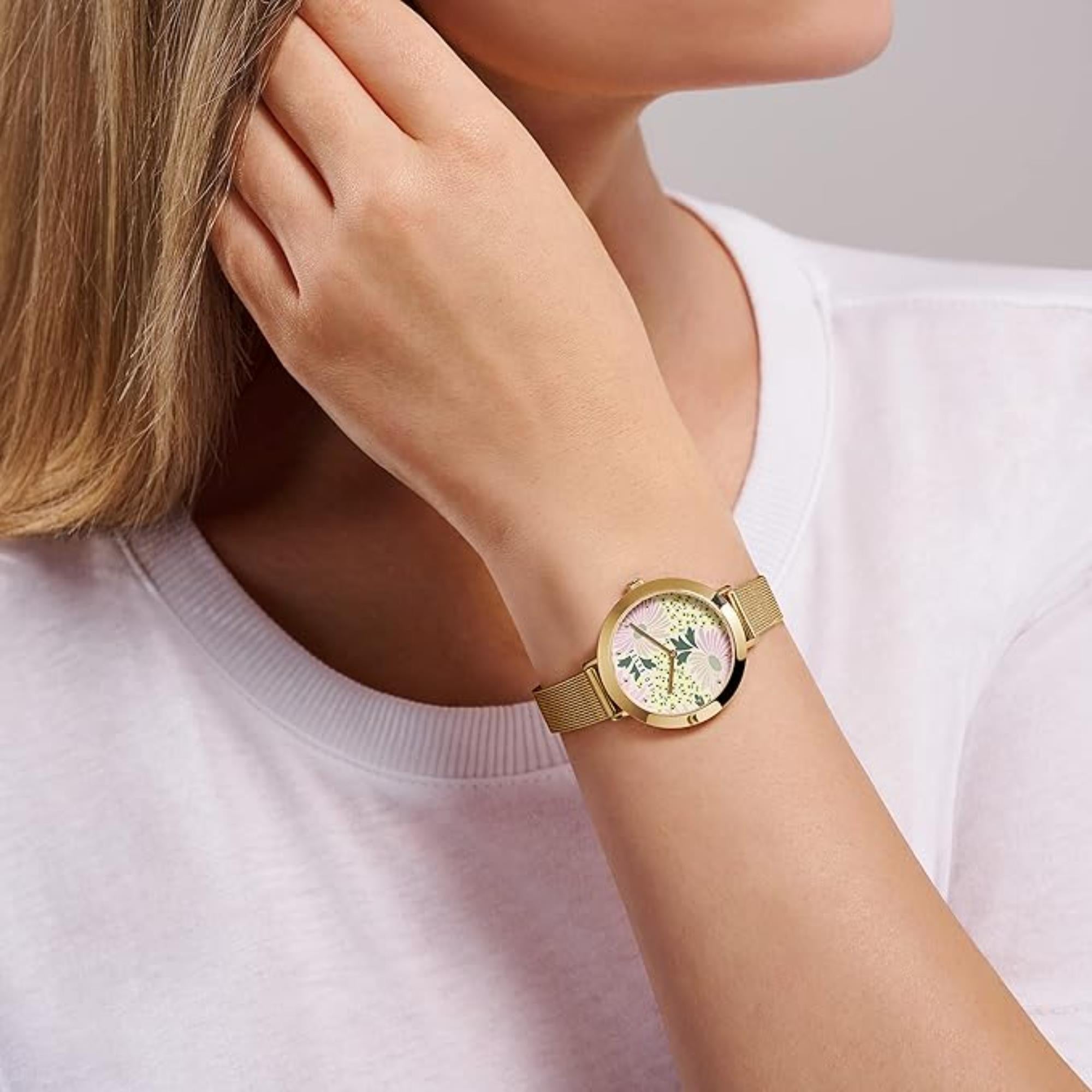 Ted Baker Ammy Multicolor Dial Round Case Women's Watch BKPAMS3059I
