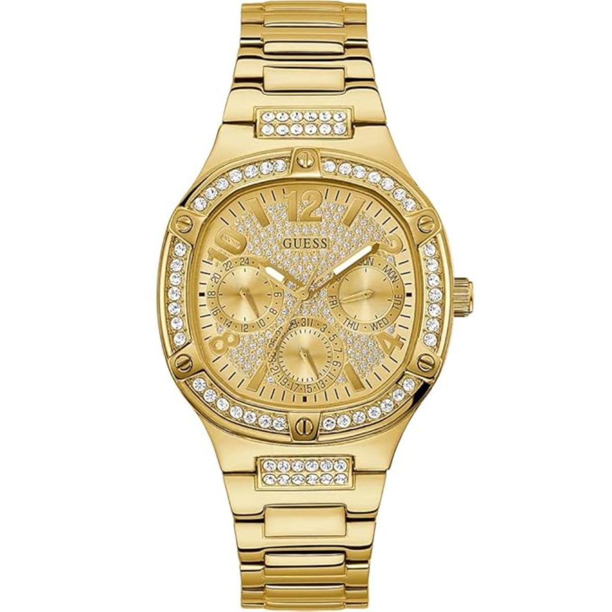 GUESS Gold Tone Crystal Dial Bracelet Watch Guess Gold Tone Bracelet Watch • Japan Movement • Vintage  main image 2