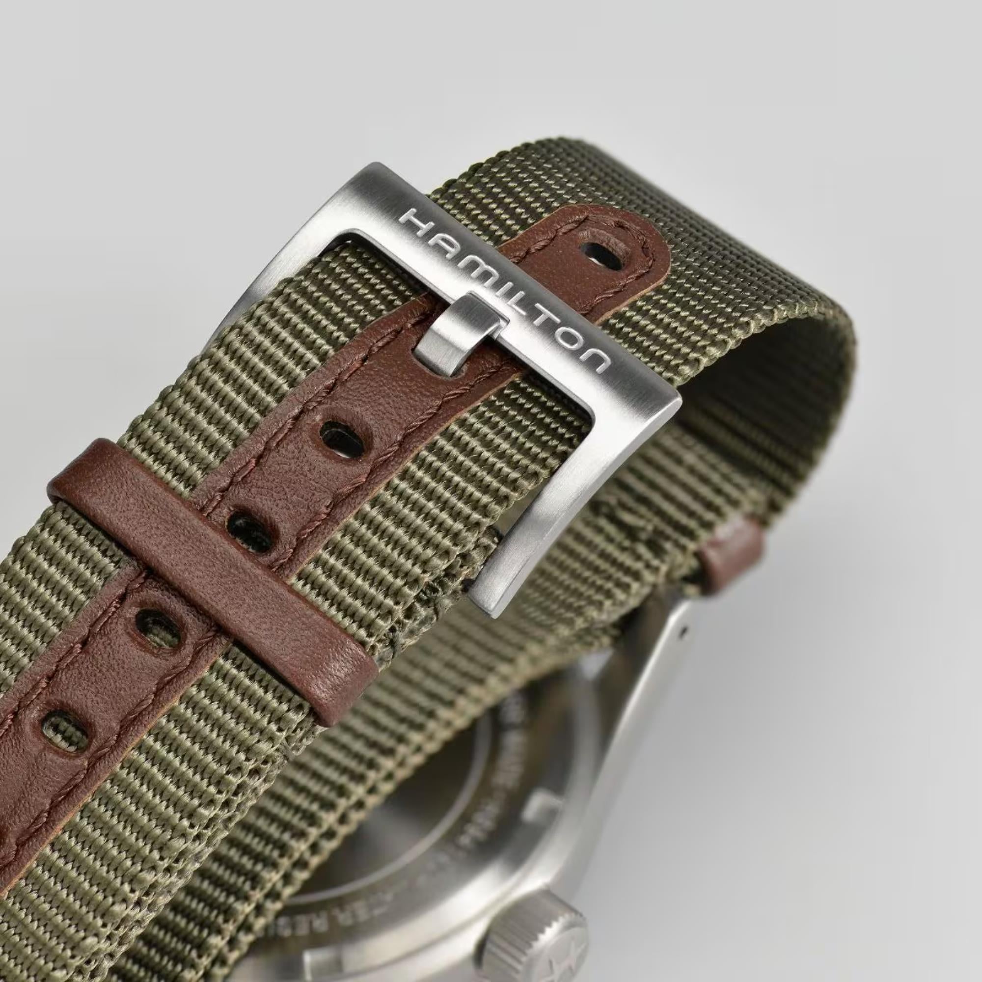 Hamilton Khaki Field Green NATO Textile Standard Watch Strap H600694102