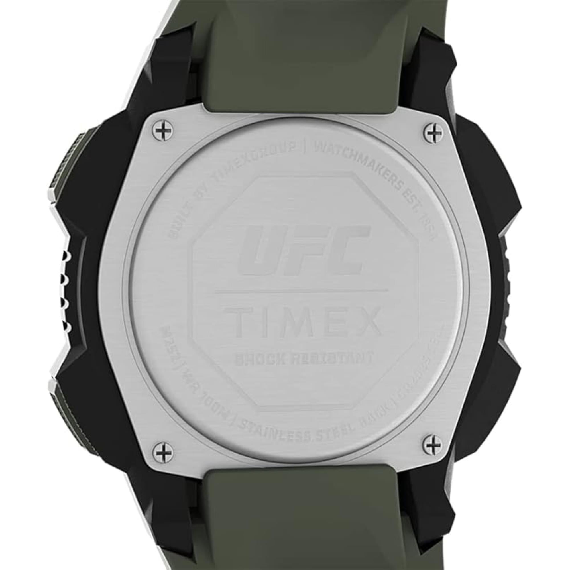 Timex UFC Strength Core Shock Resin Strap Men's Digital Watch TW4B27500