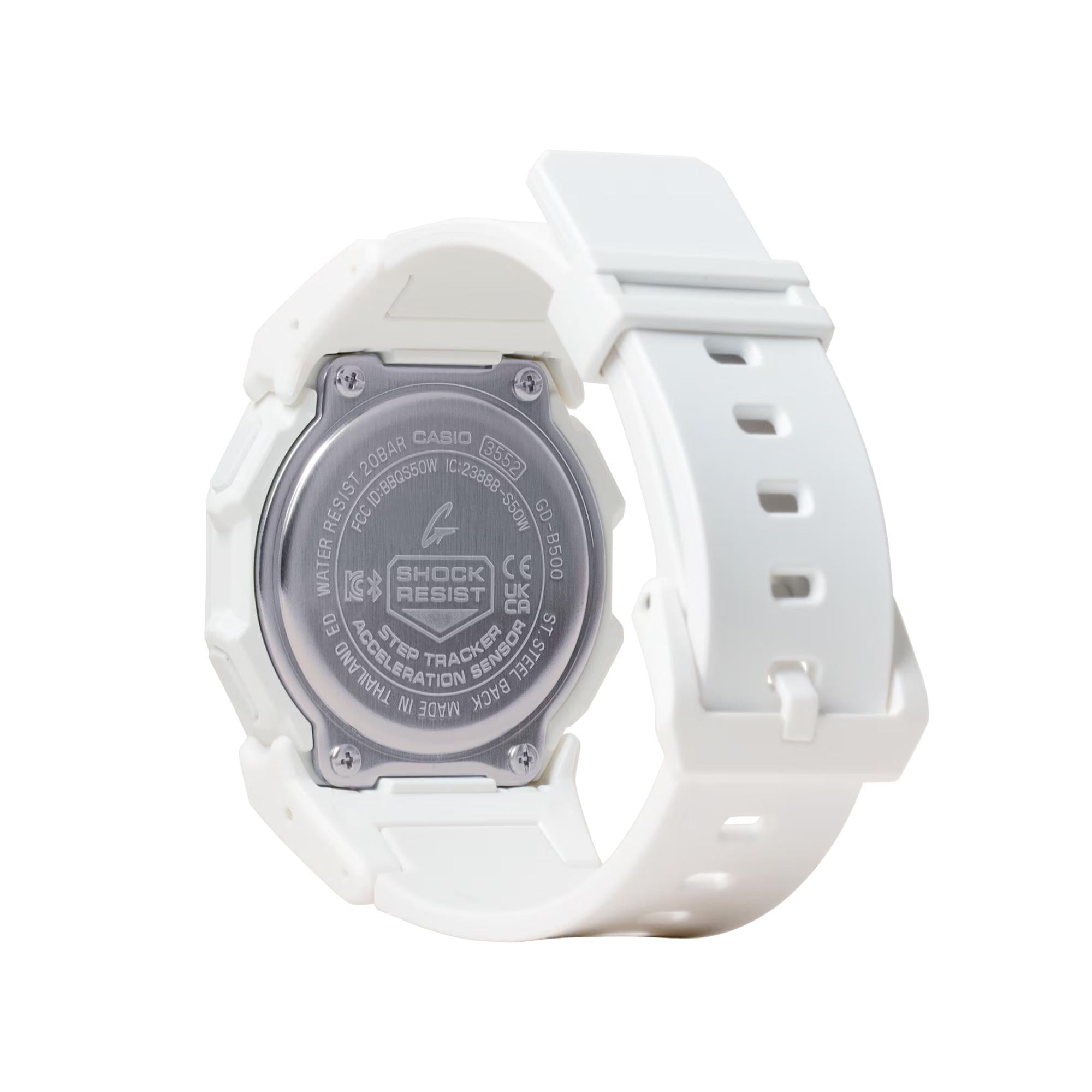 Casio G-Shock Core Digital White Resin Strap Men’s Watch GD-B500-7ER