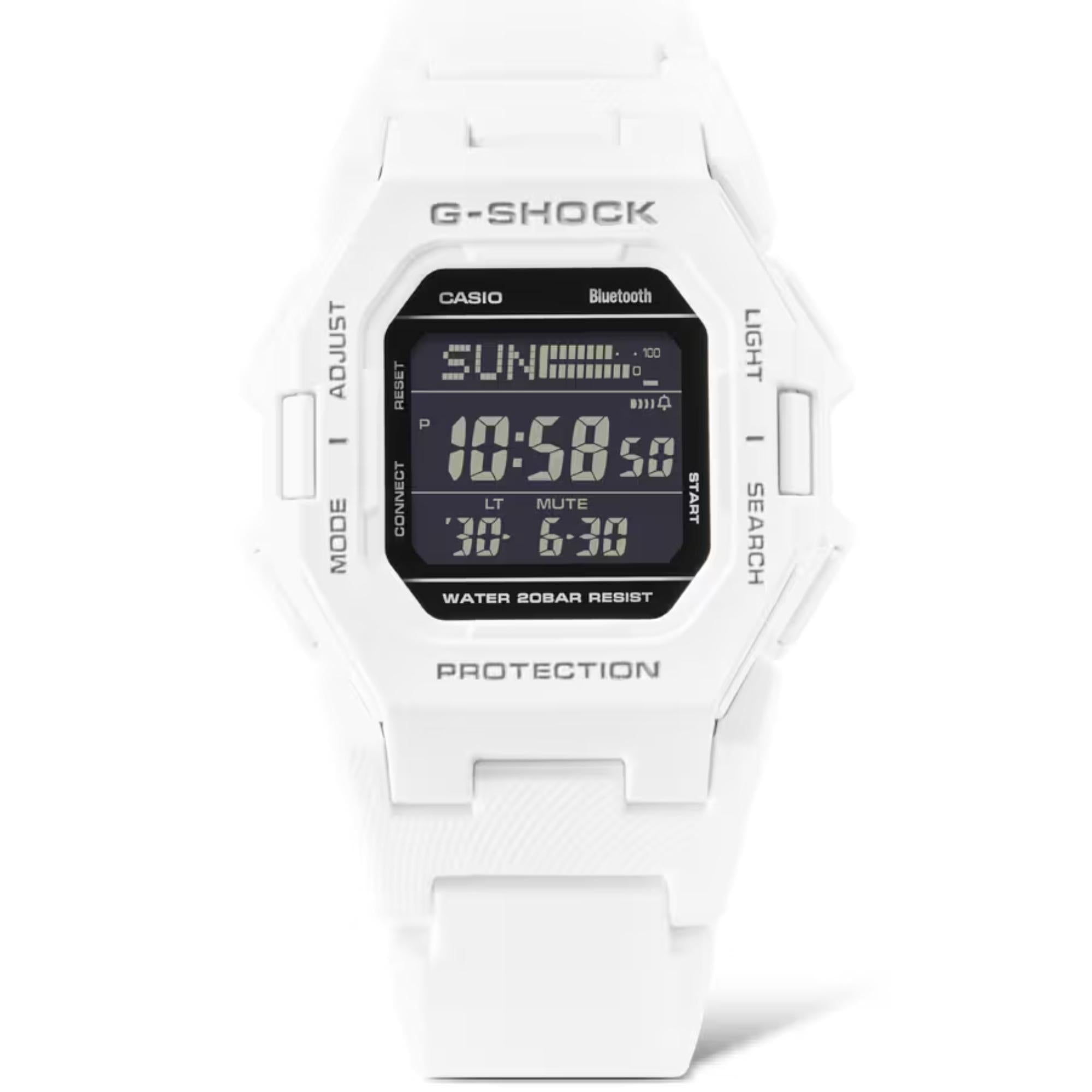 Casio G-Shock Core Digital White Resin Strap Men’s Watch GD-B500-7ER