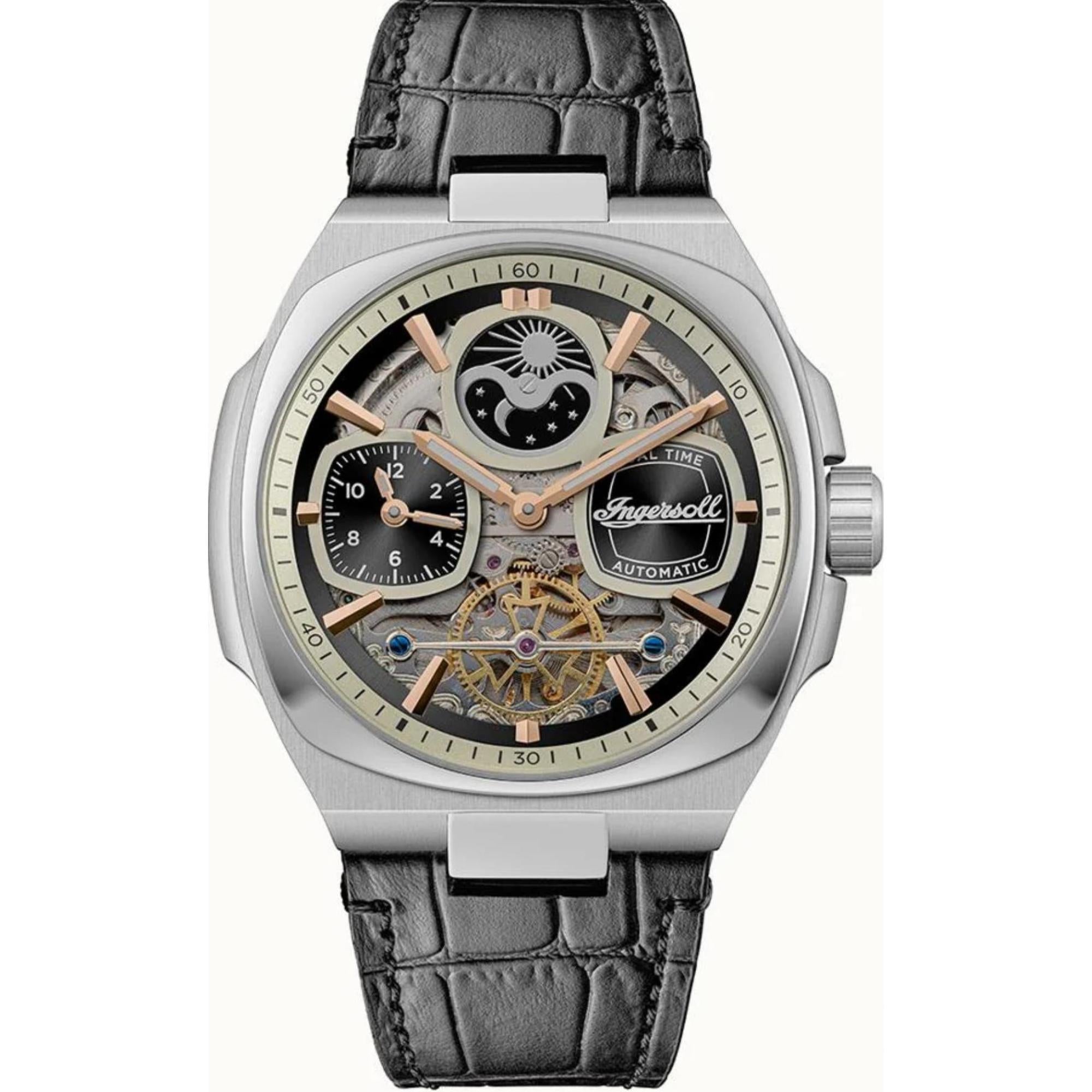 Ingersoll 1892 The Spirit Automatic Men’s Watch Brown Leather Strap I15801