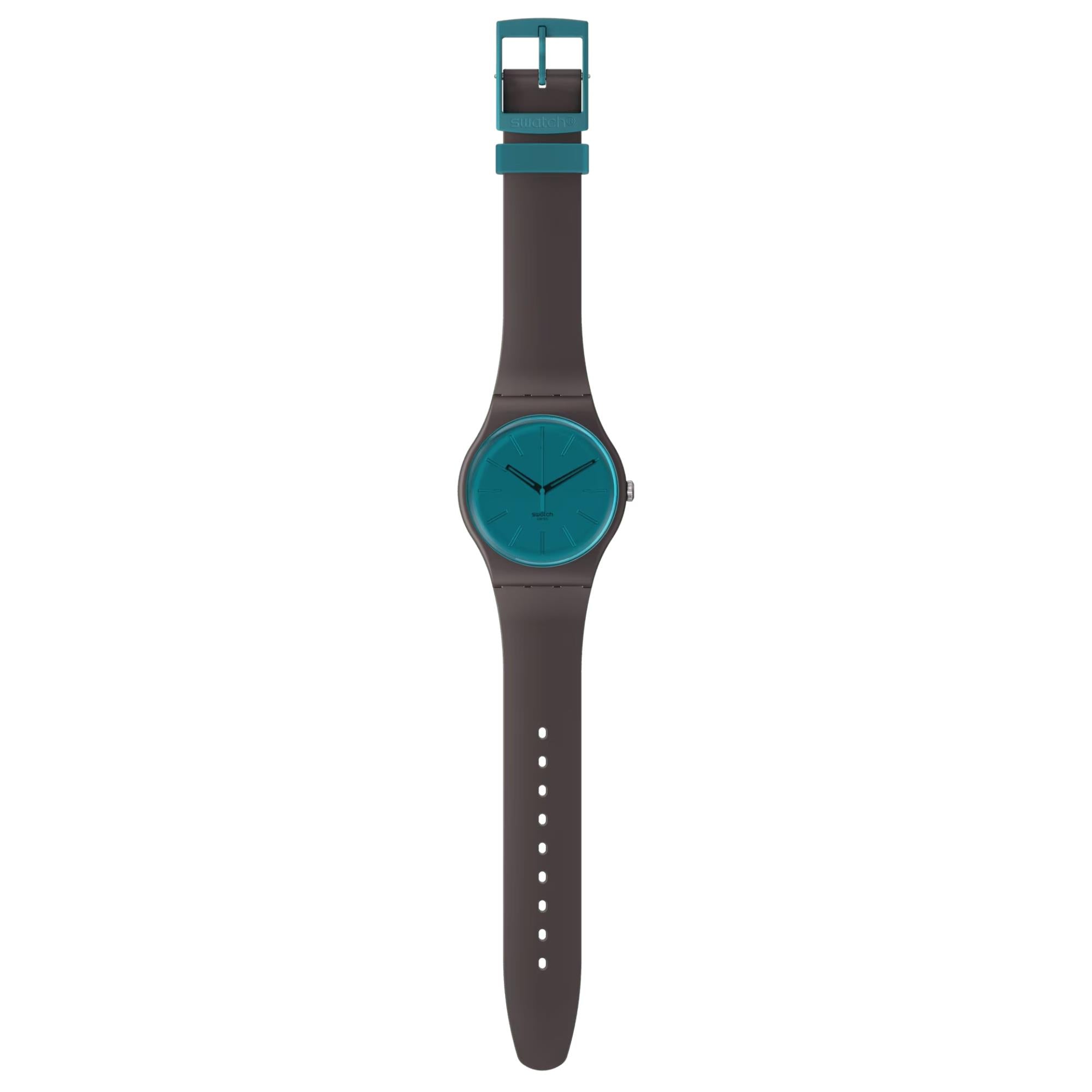 Swatch Dark Duality Blue Dial Unisex Watch SO29C100