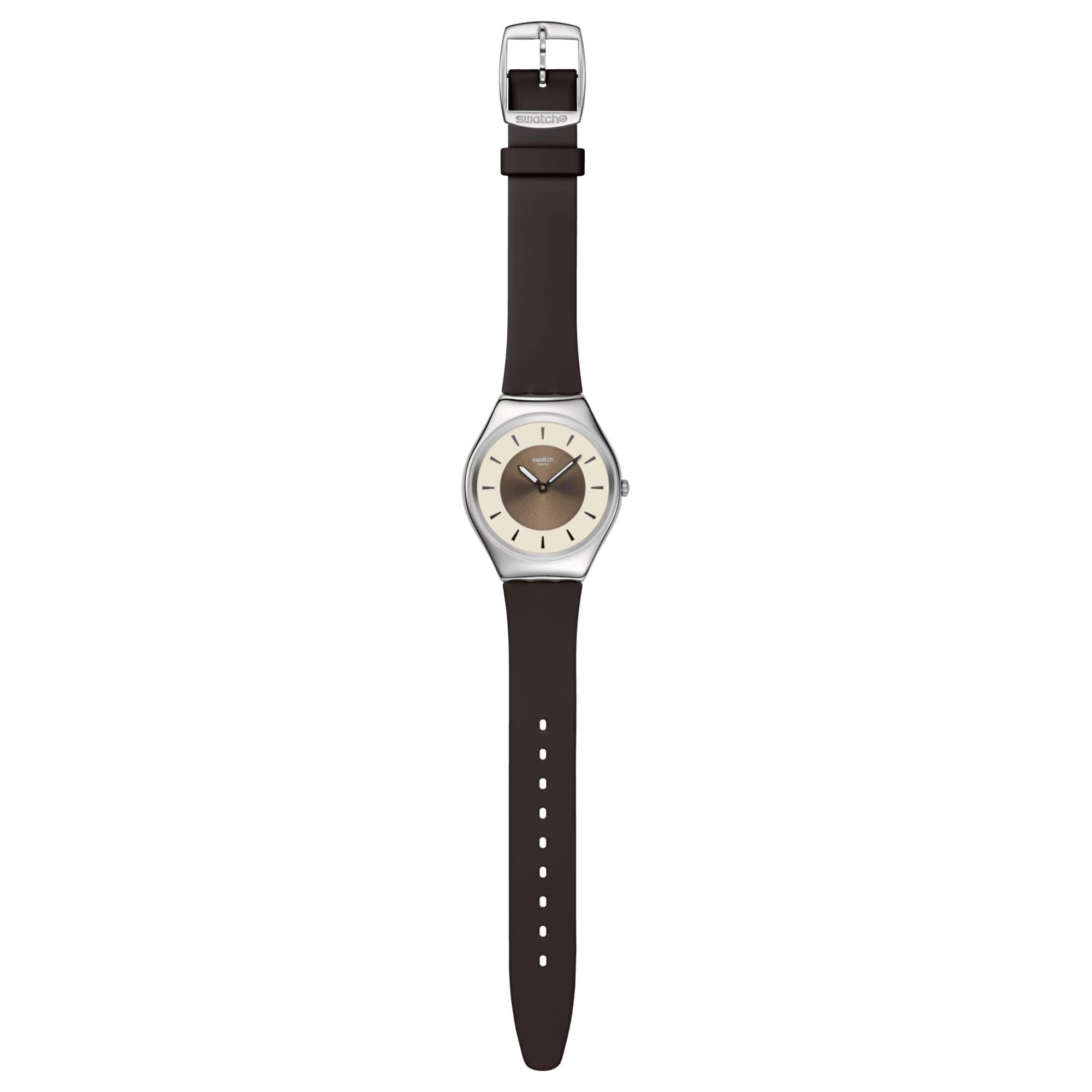 Swatch Hazel Delight Bronze Dial Unisex Watch SYXS158