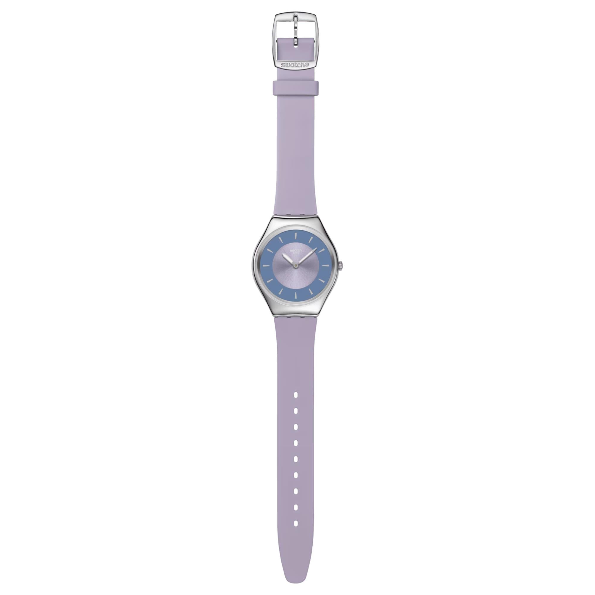 Swatch Lyrically Lavender Unisex Lilac Dial Watch SYXS157
