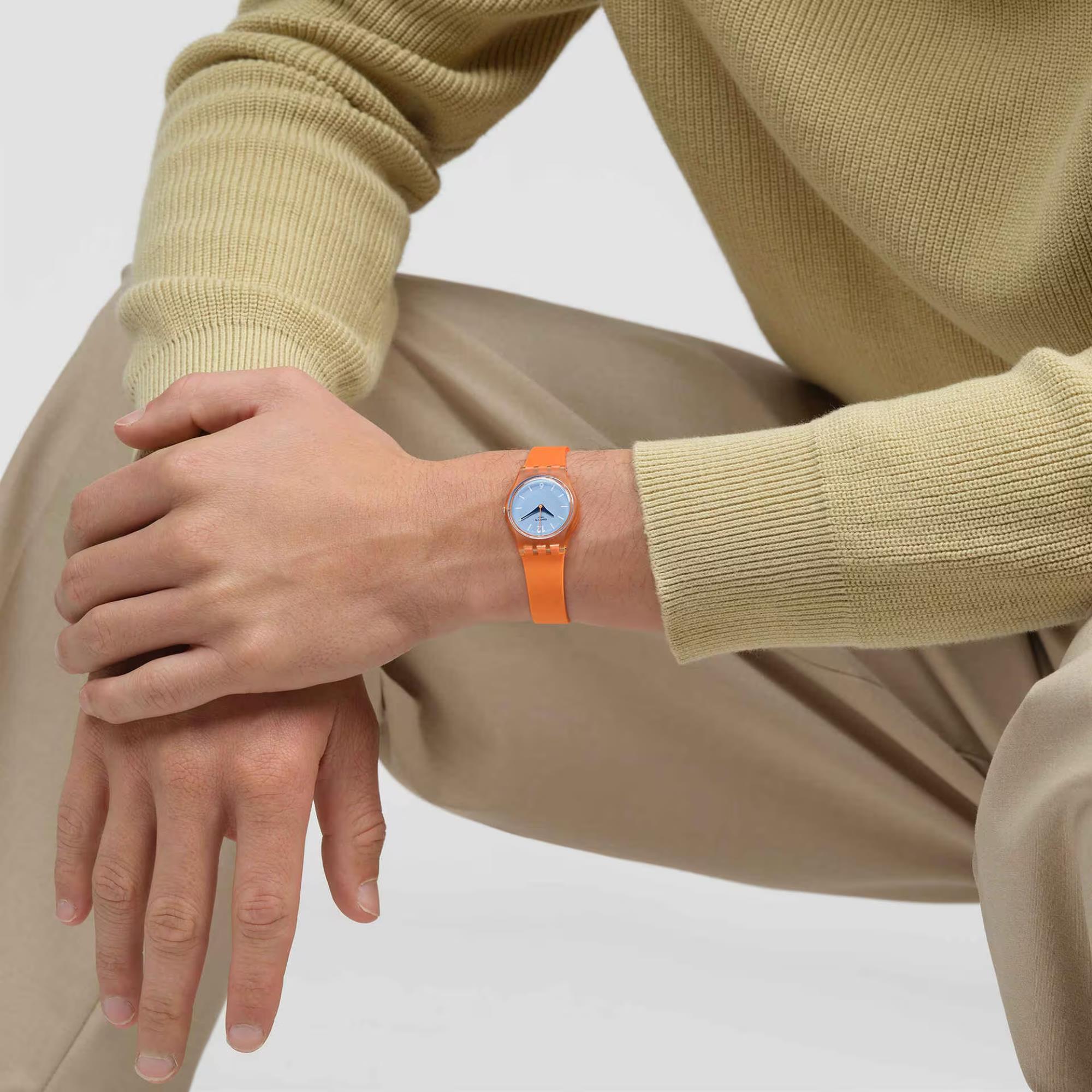 Swatch View From A Mesa Blue Dial Unisex Watch LO116