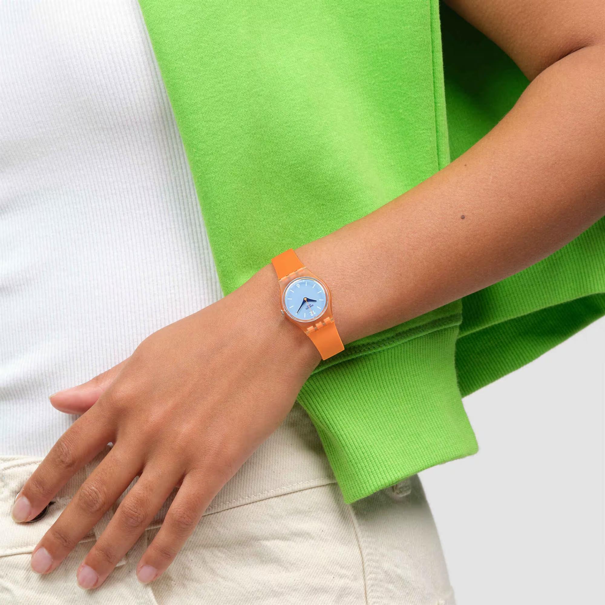 Swatch View From A Mesa Blue Dial Unisex Watch LO116