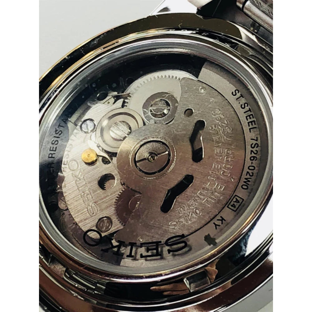 Seiko 5 Automatic Blue Dial Stainless Steel Strap Men's Watch SNKK27K1